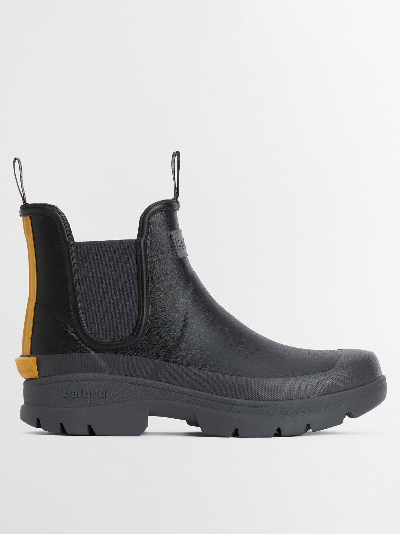 Image 1 of 6 of Barbour Nimbus Chelsea Wellington Boots - Black