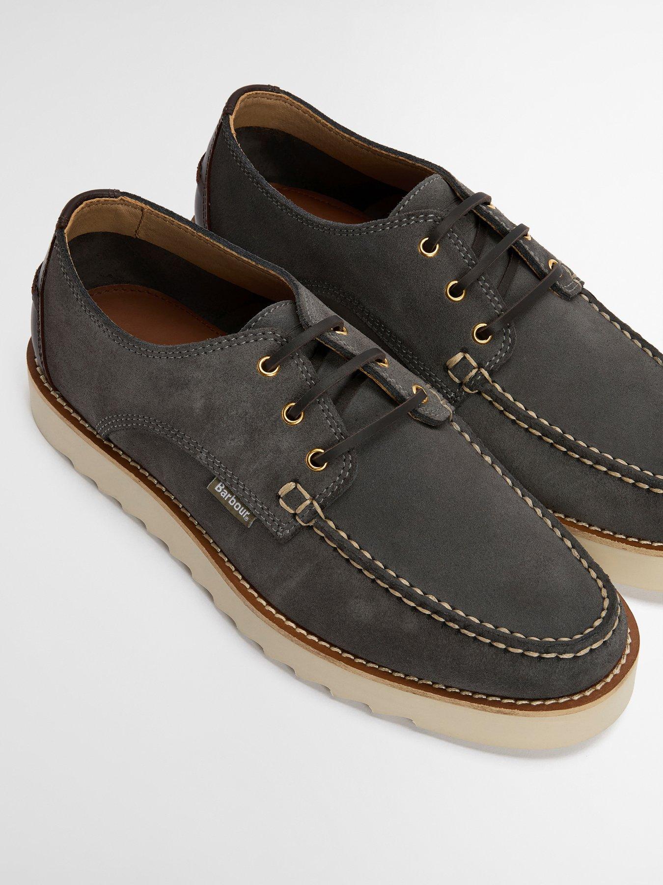 Image 6 of 6 of Barbour Barbour Aydon Derby Shoes - Light Grey