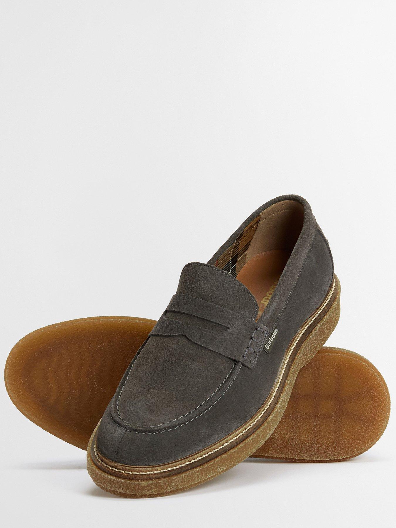 Image 4 of 6 of Barbour Blare Loafers - Light Grey