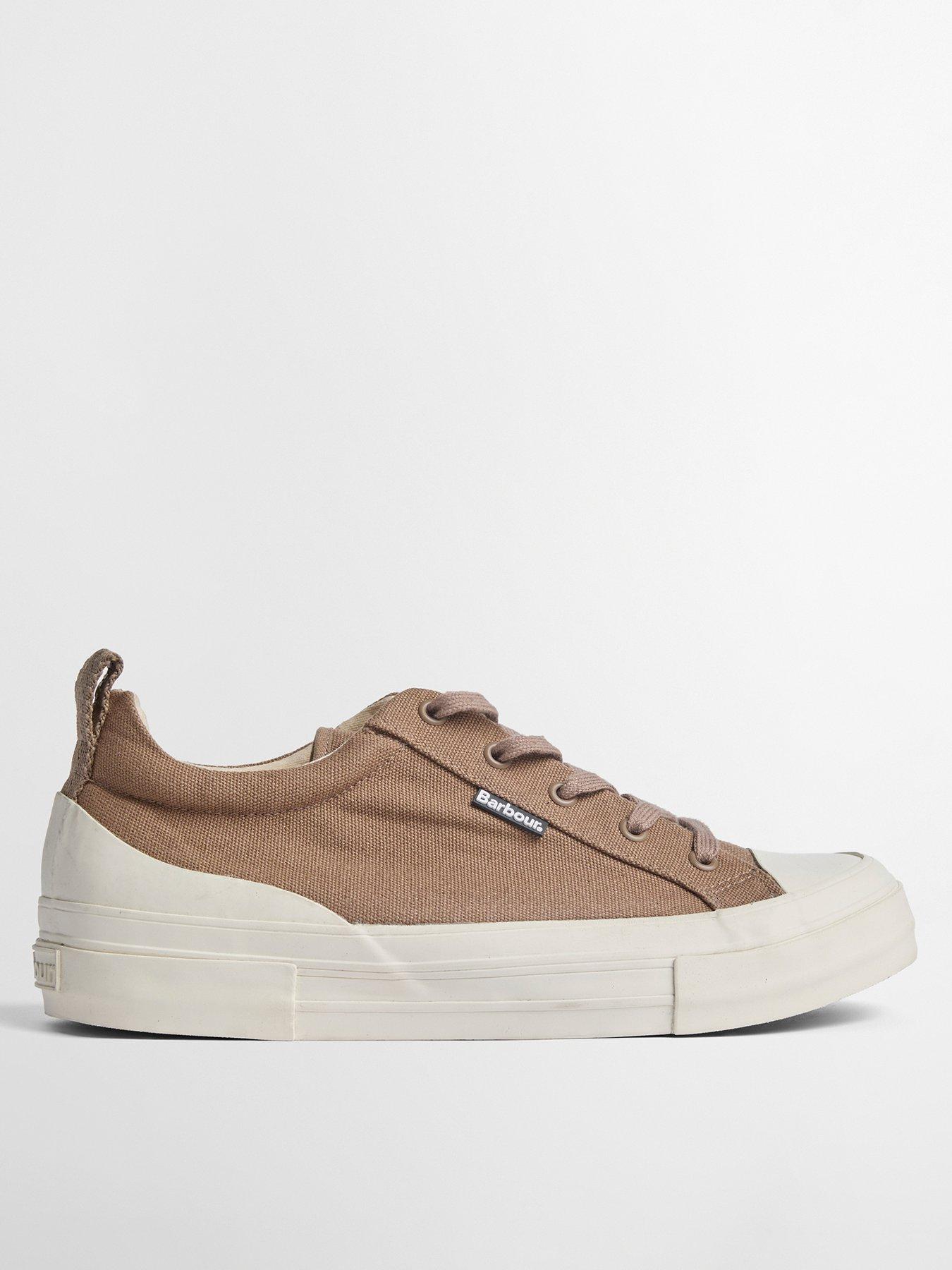 Barbour Stanhope Canvas Trainers - Beige