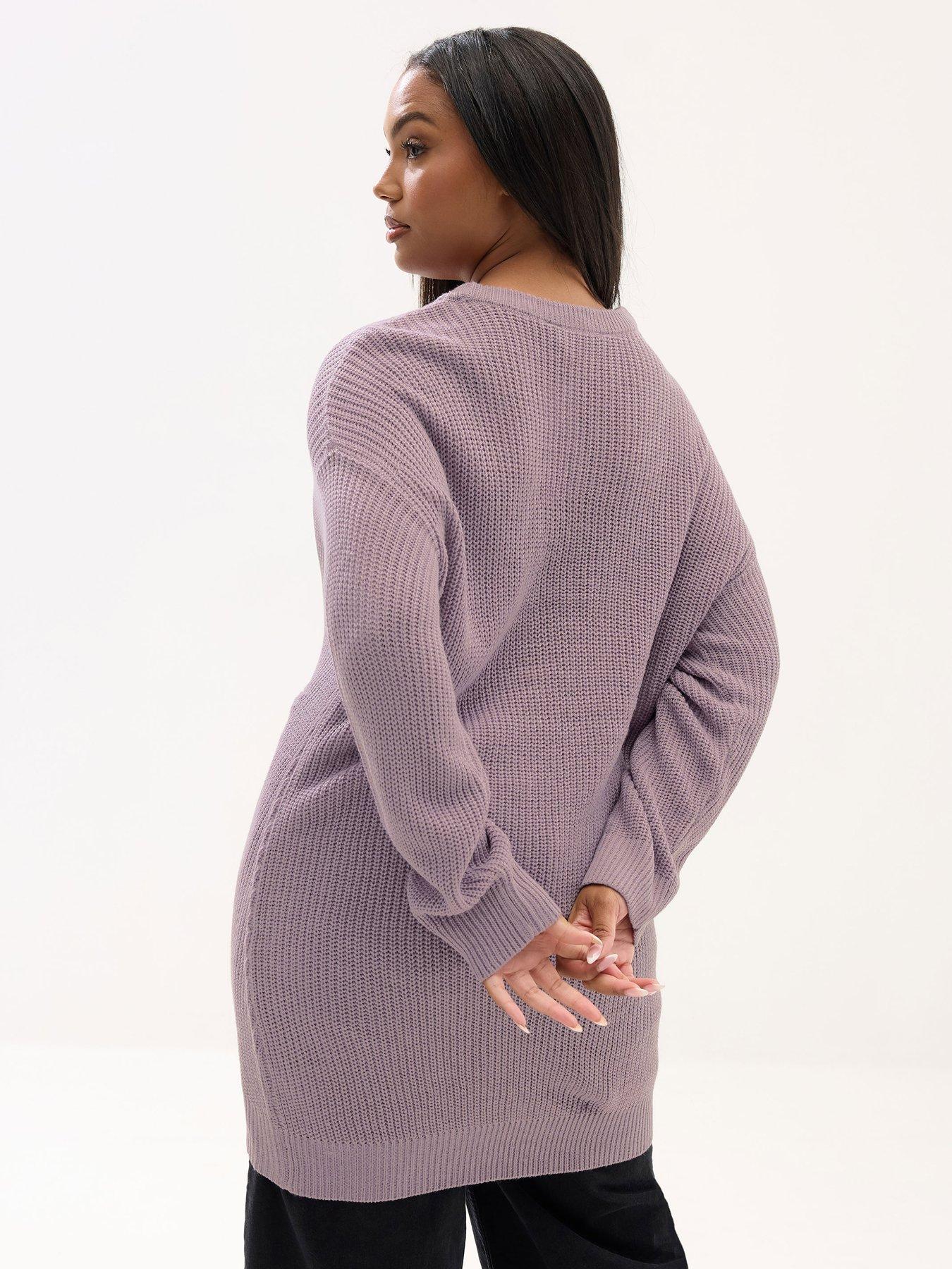 Image 2 of 4 of Yours Curve Essential Jumper - Pink