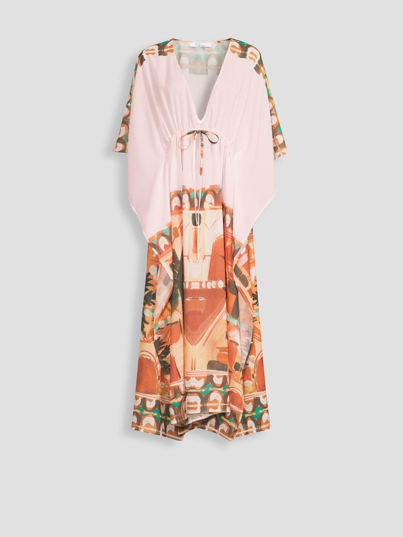 Image 7 of 7 of The Very Collection Printed Maxi Kaftan - Multi