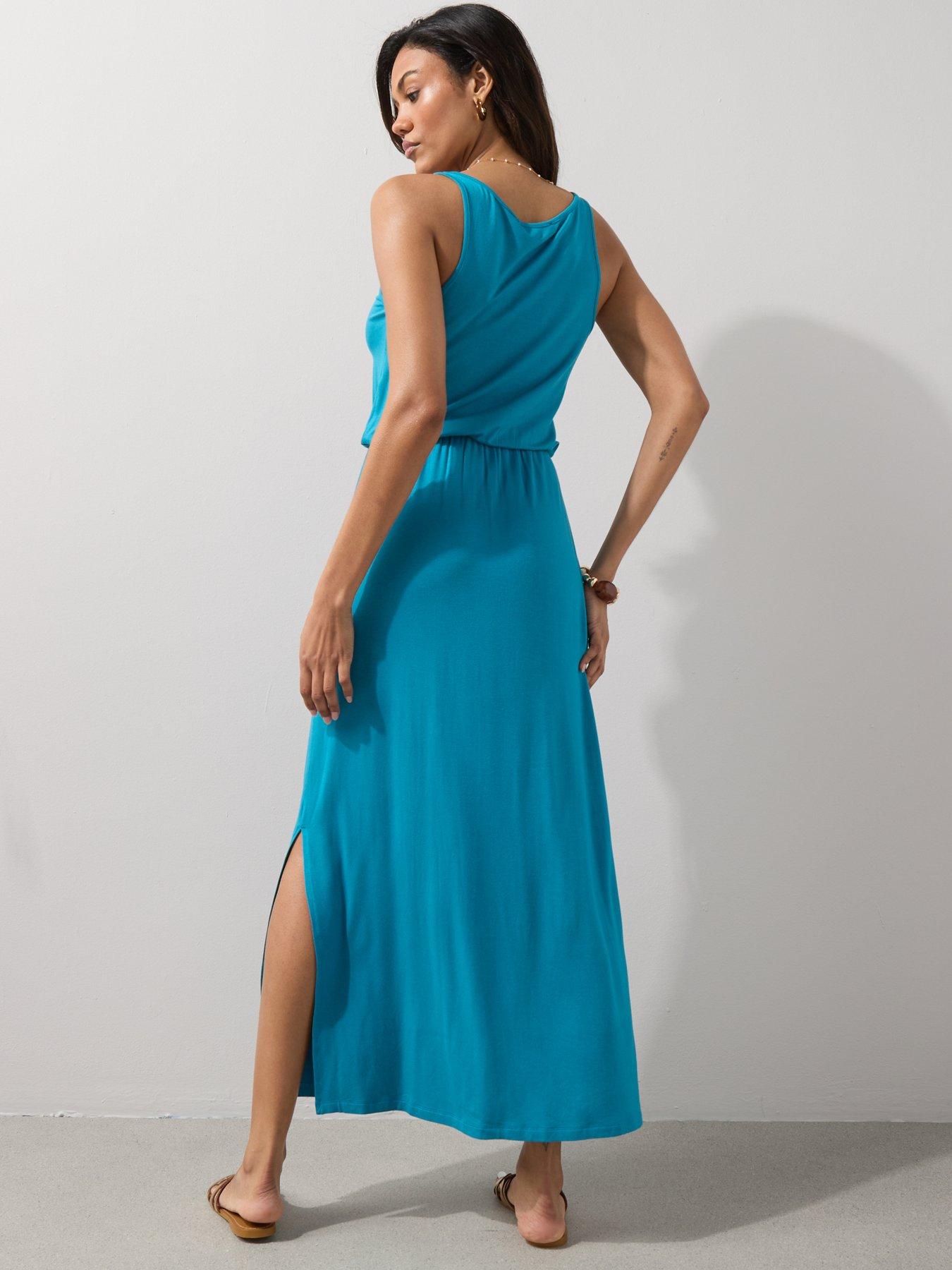 Image 2 of 7 of The Very Collection Channel Waist Maxi Dress