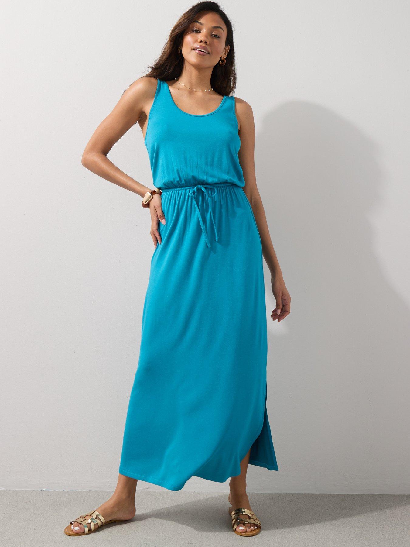 Image 3 of 7 of The Very Collection Channel Waist Maxi Dress