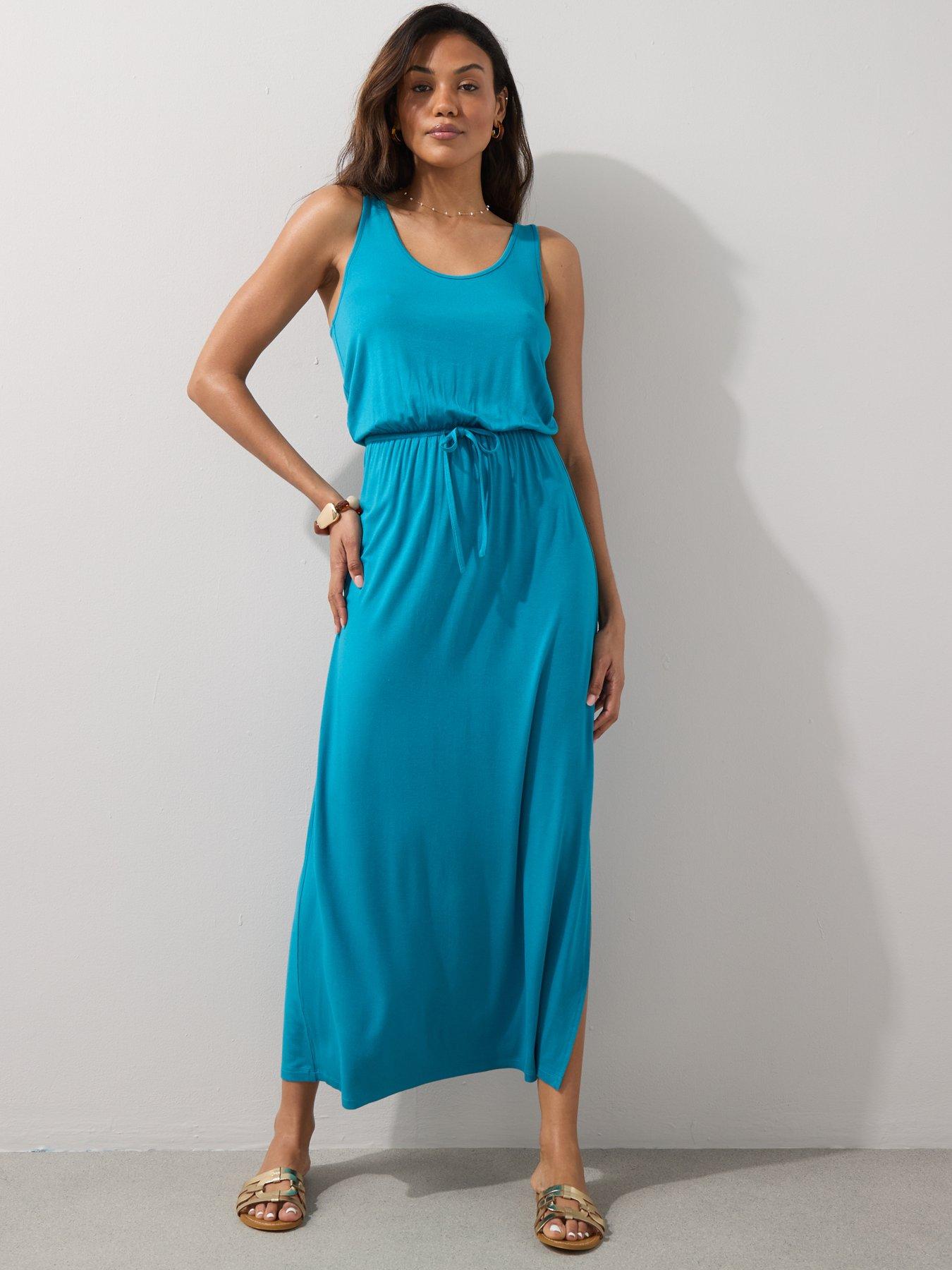 Image 4 of 7 of The Very Collection Channel Waist Maxi Dress