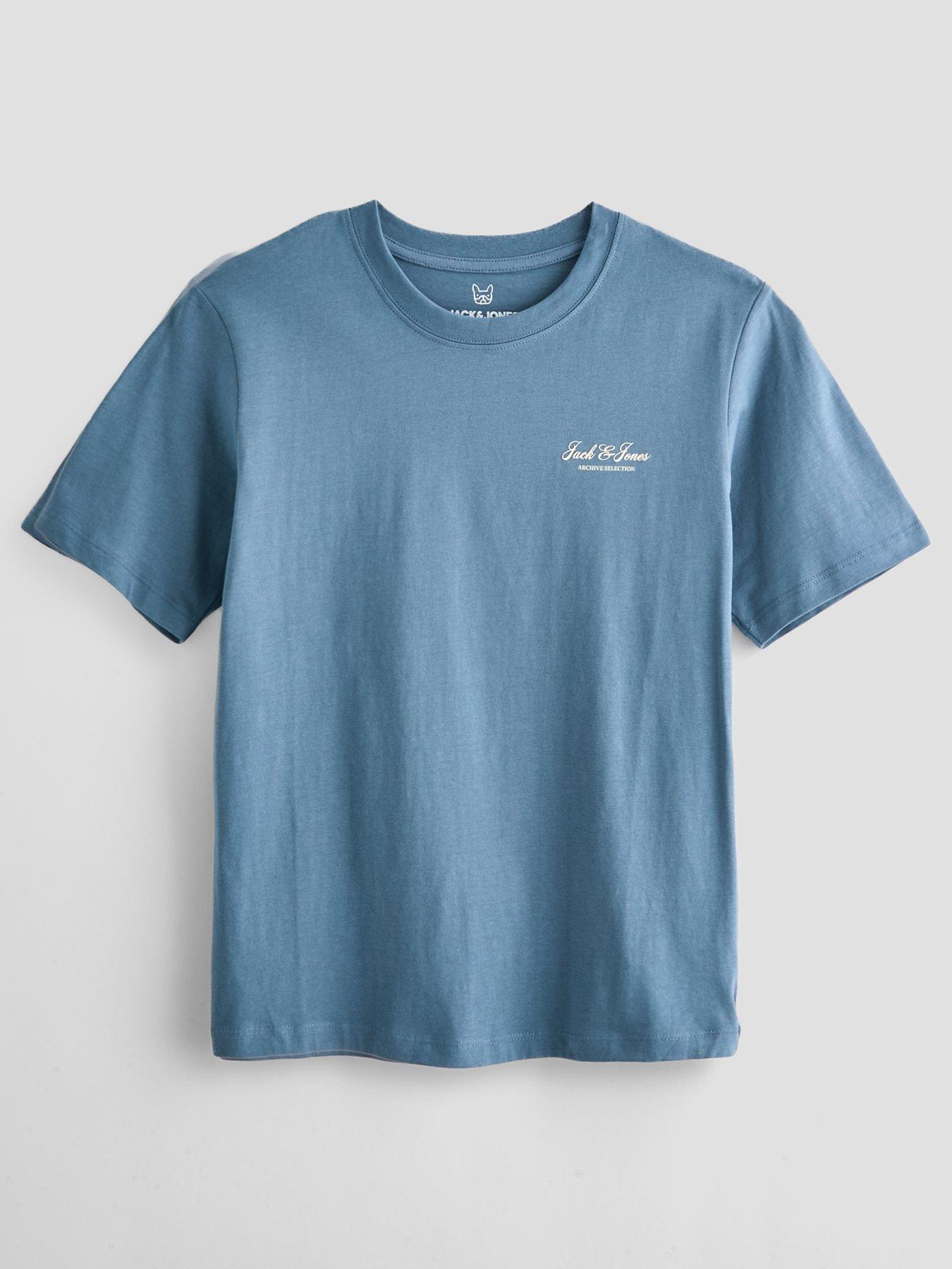 Jack & Jones Junior Boys Archive Graphic Short Sleeve Co-Ord Tshirt - Mirage
