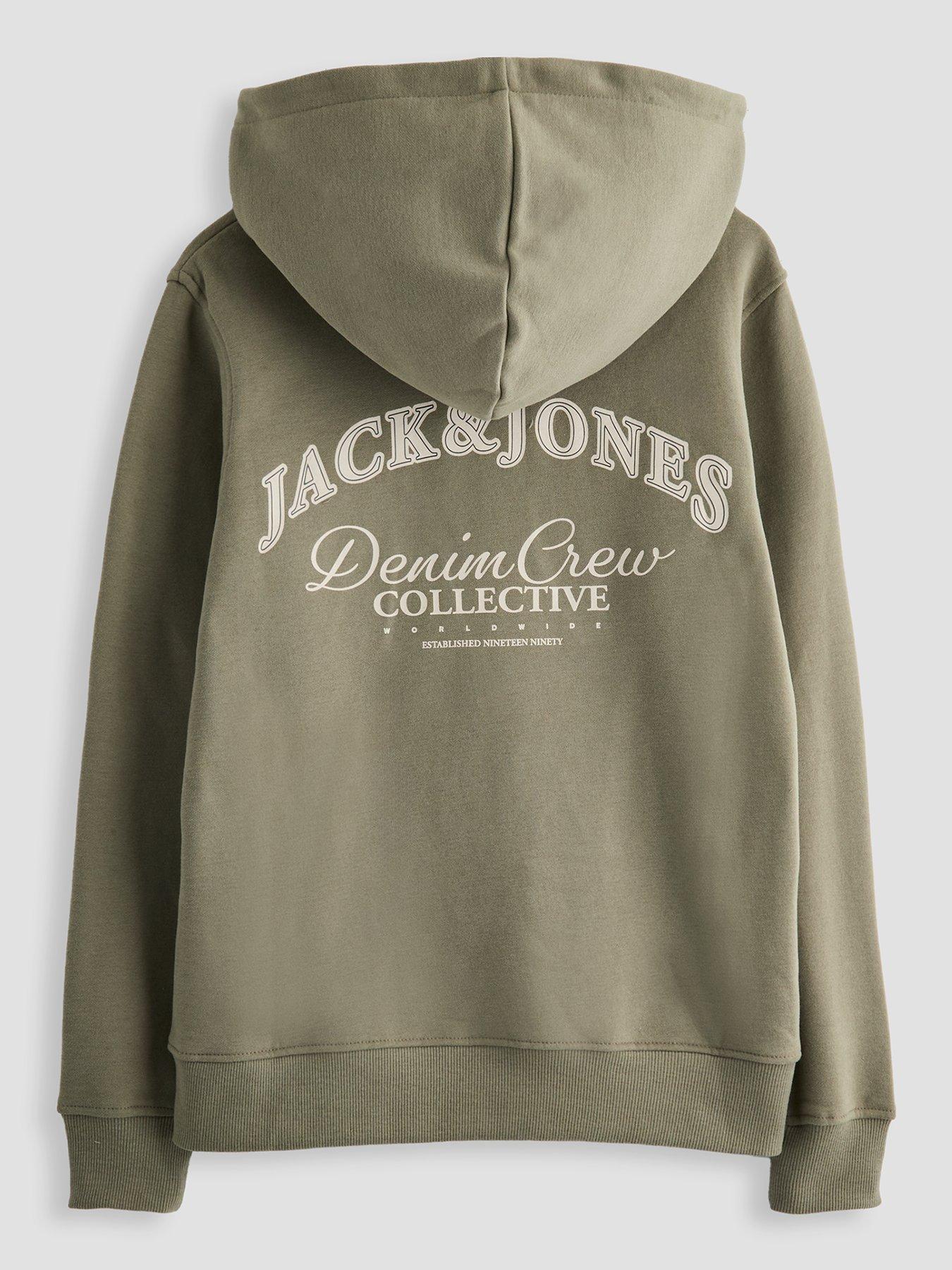 jack-jones-junior-boys-back-print-relaxed-hoody-khakifront