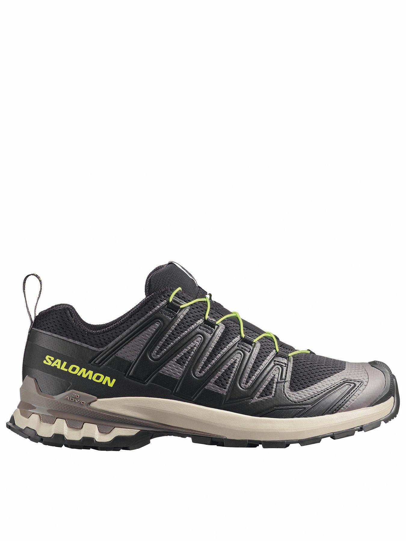 Salomon XA Pro 3D V9 Trail Running Shoes - Black/Dark Grey/Acid Lime