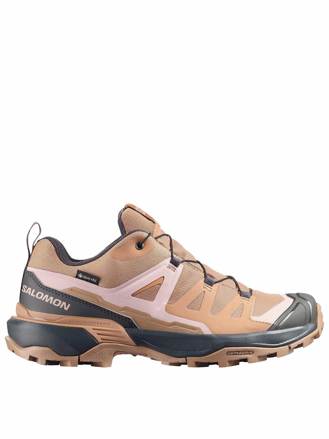 Salomon Womens X Ultra 360 Goretex Hiking Shoes - Brown