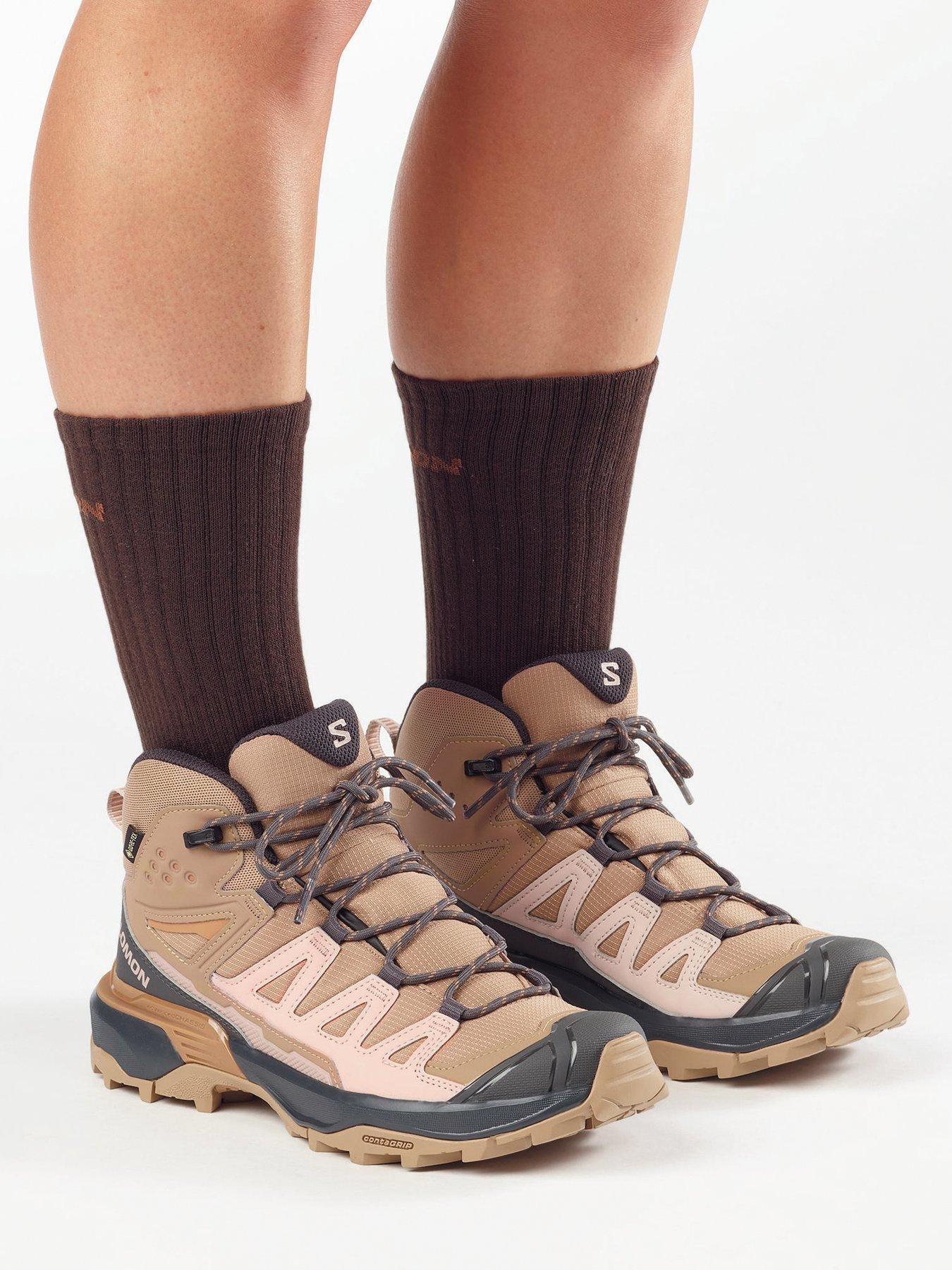 Salomon Womens X Ultra 360 Goretex Mid Hiking Boots - Brown