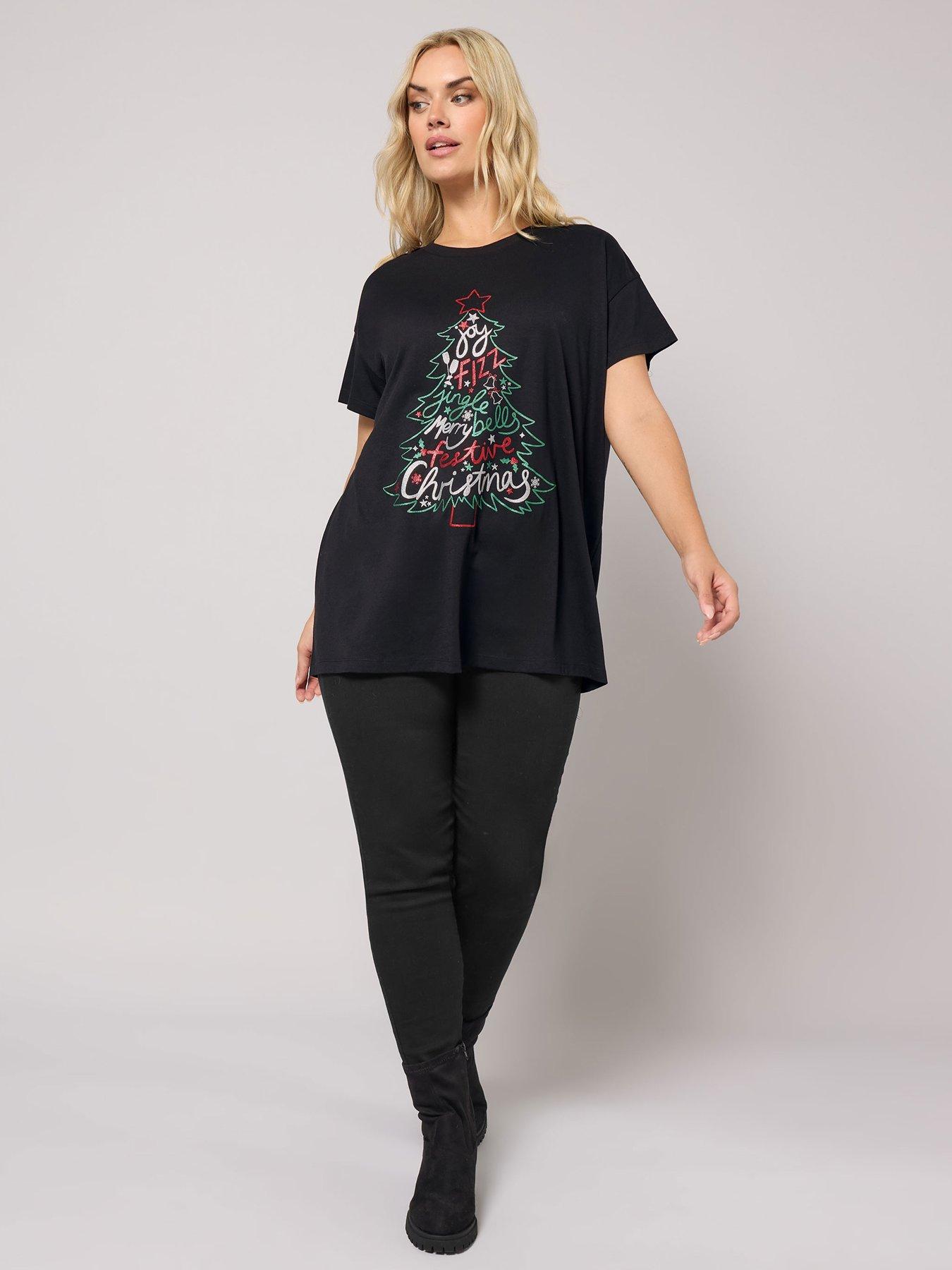 yours-curve-novelty-tree-text-t-shirt-blackback