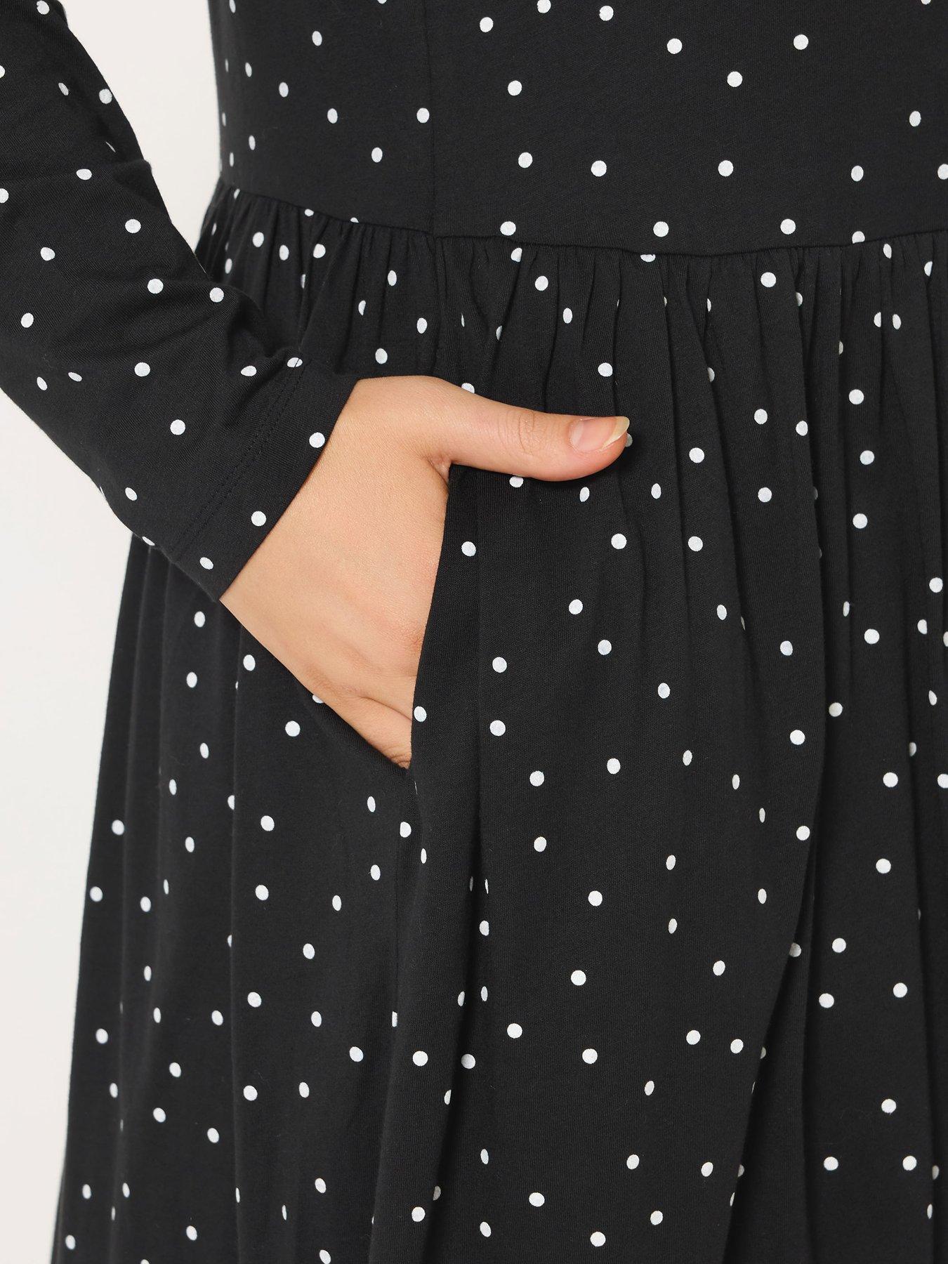 yours-curve-long-sleeve-peplum-midaxi-dress-blackoutfit