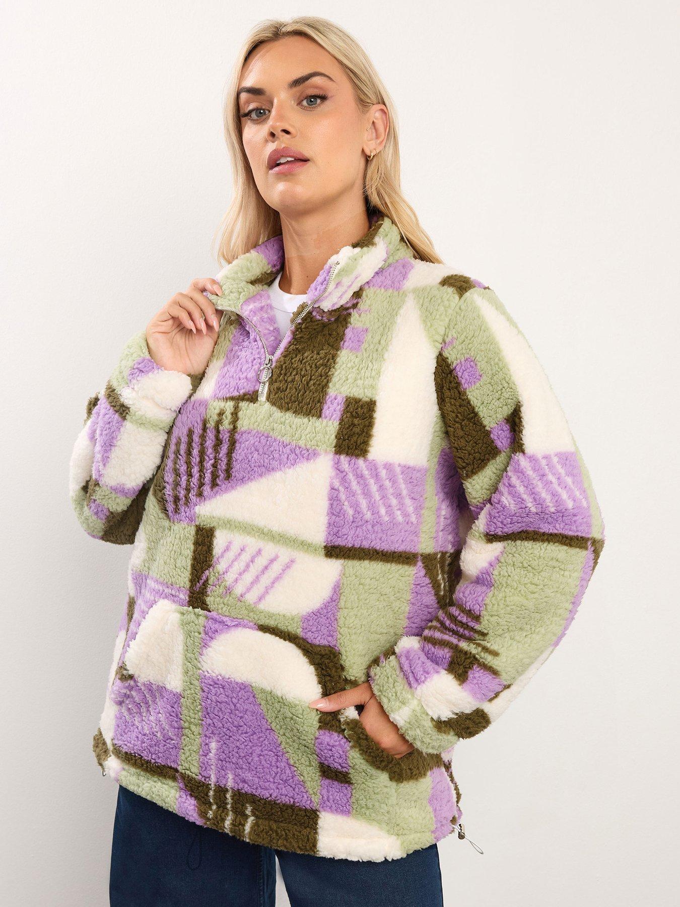 yours-curve-sherpa-borg-fleece-greenlilac