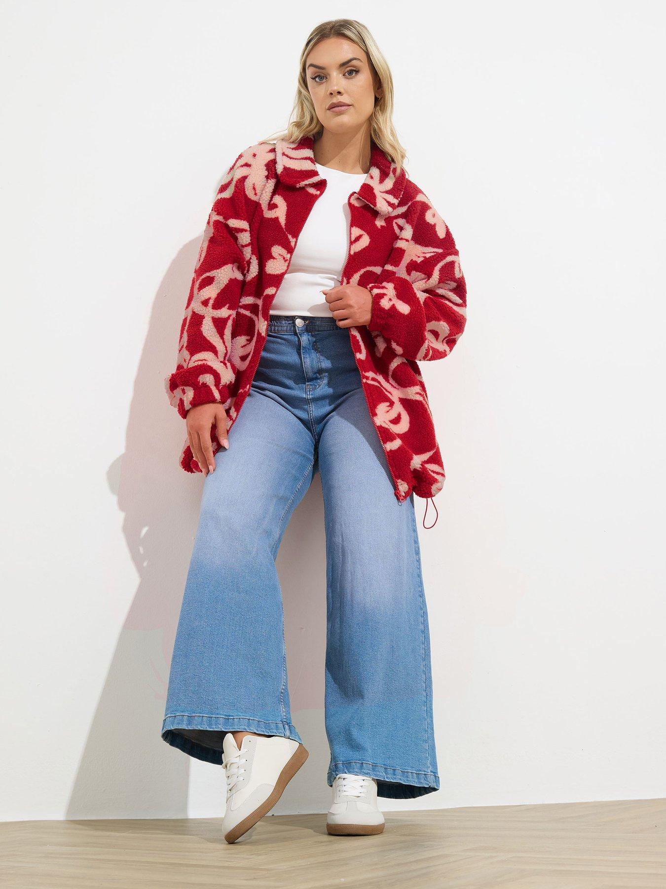 yours-curve-borg-zip-trough-fleece-redback