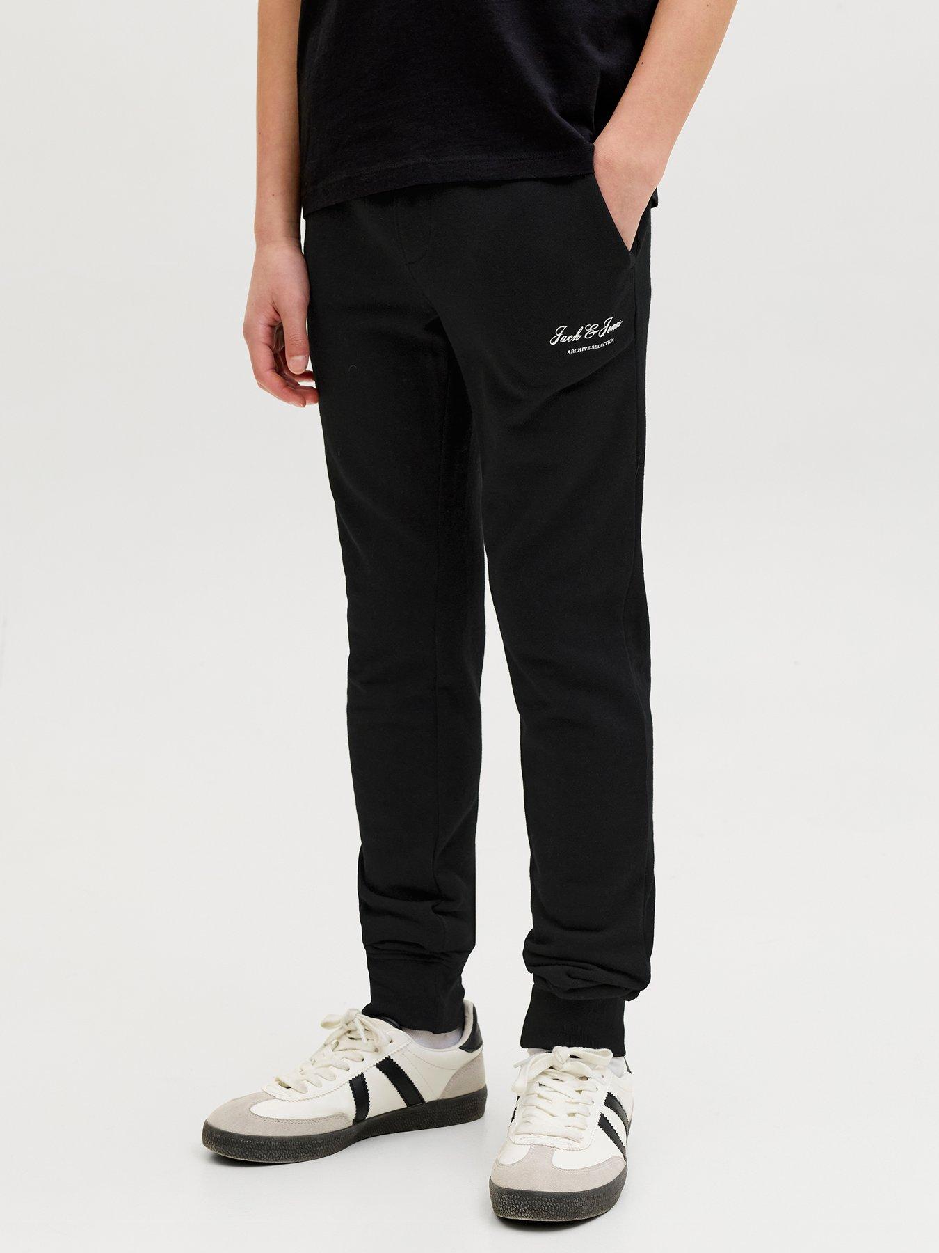 jack-jones-junior-boys-gordon-archive-sweat-pants-black