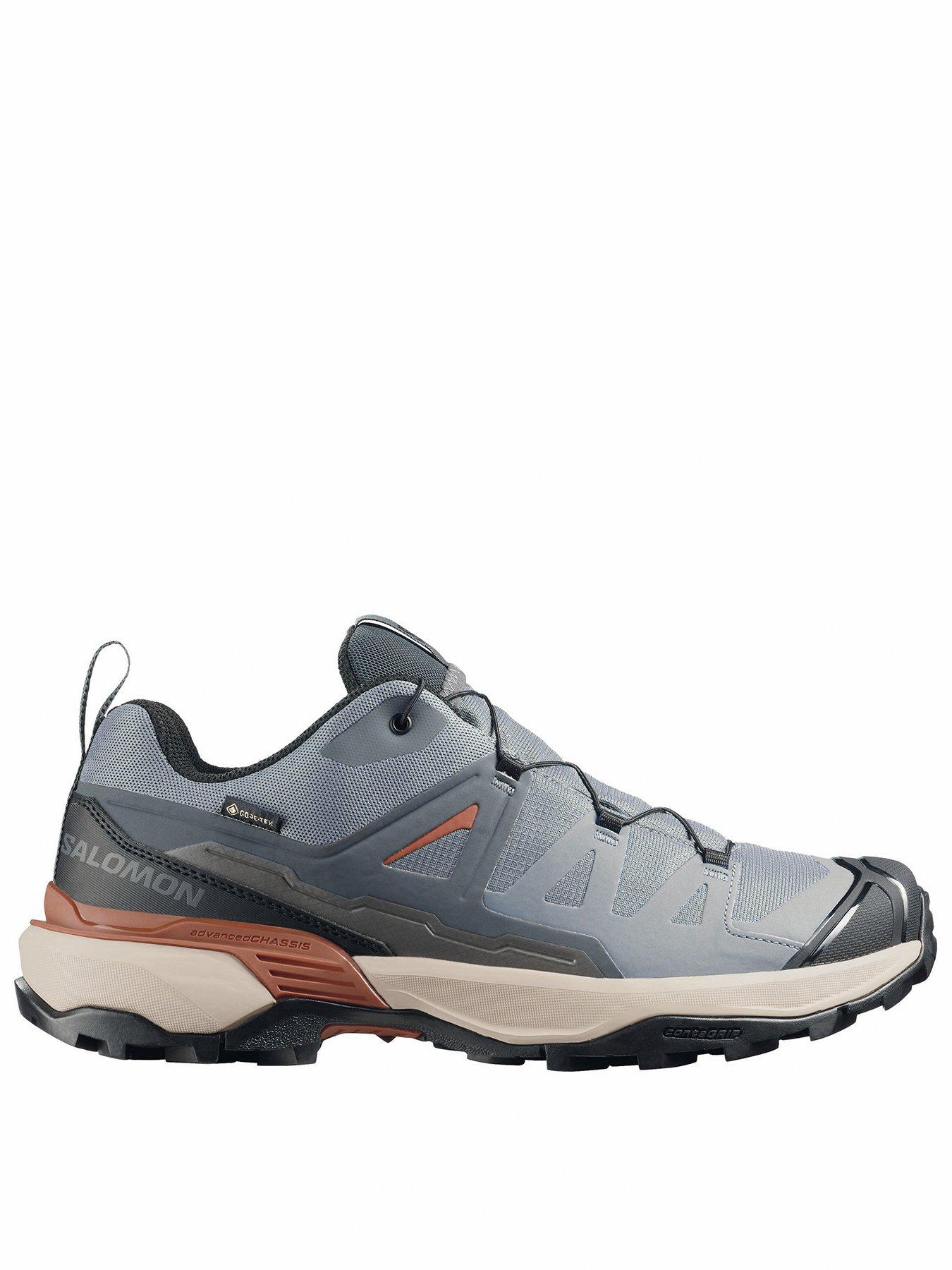 Salomon Mens X Ultra 360 Goretex Hiking Shoes - Grey