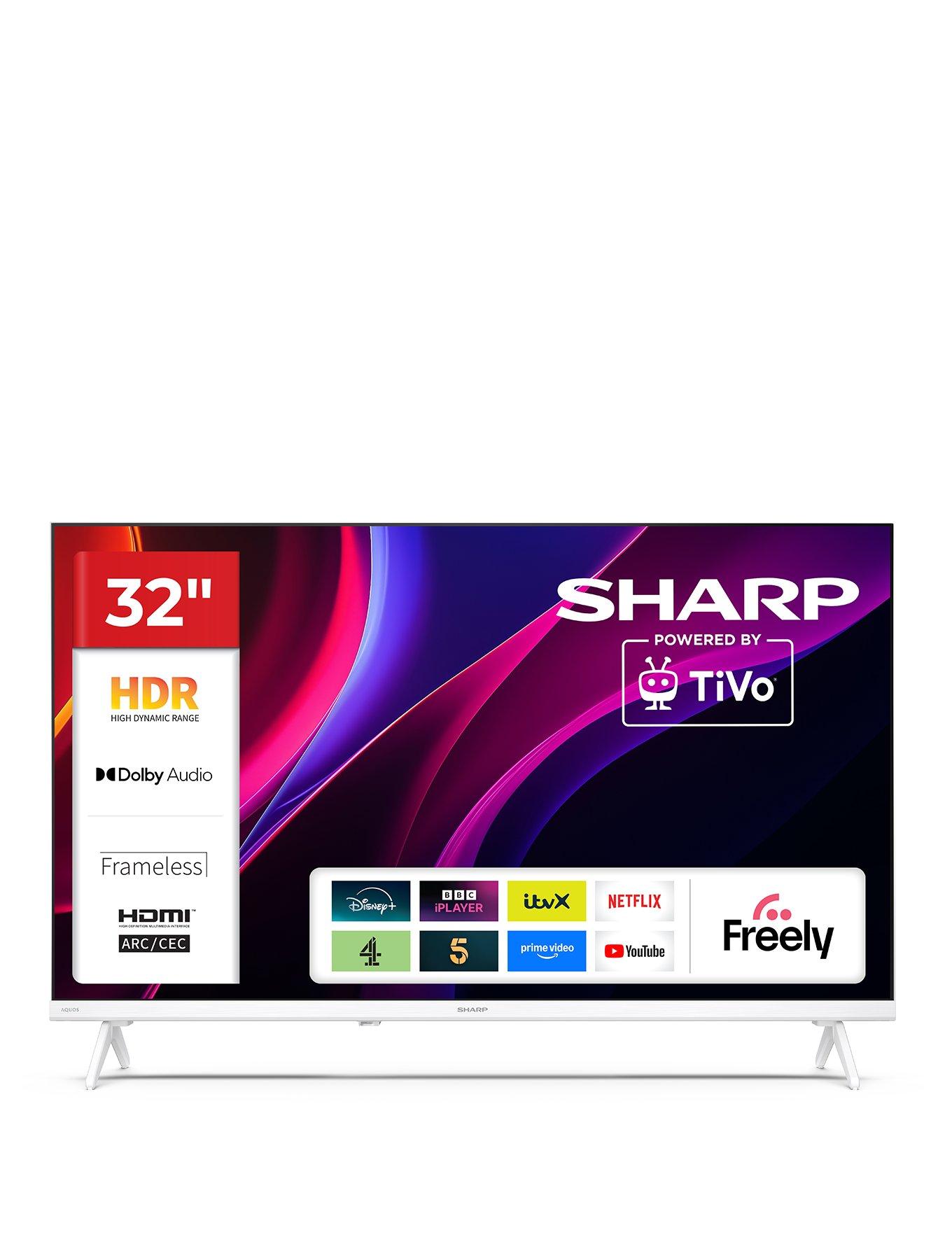 Sharp SHARP HE2245KW 32-inch Smart TV HDR10 LED with Freely- 1T-C32HE2245KW- in White