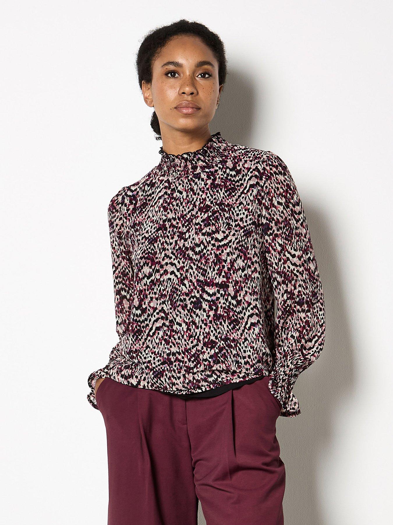 Apricot Apricot Animal Mirage Smock Top