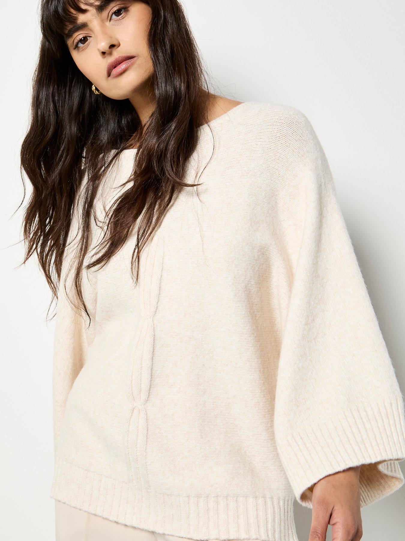 apricot-apricot-oversized-cape-jumper