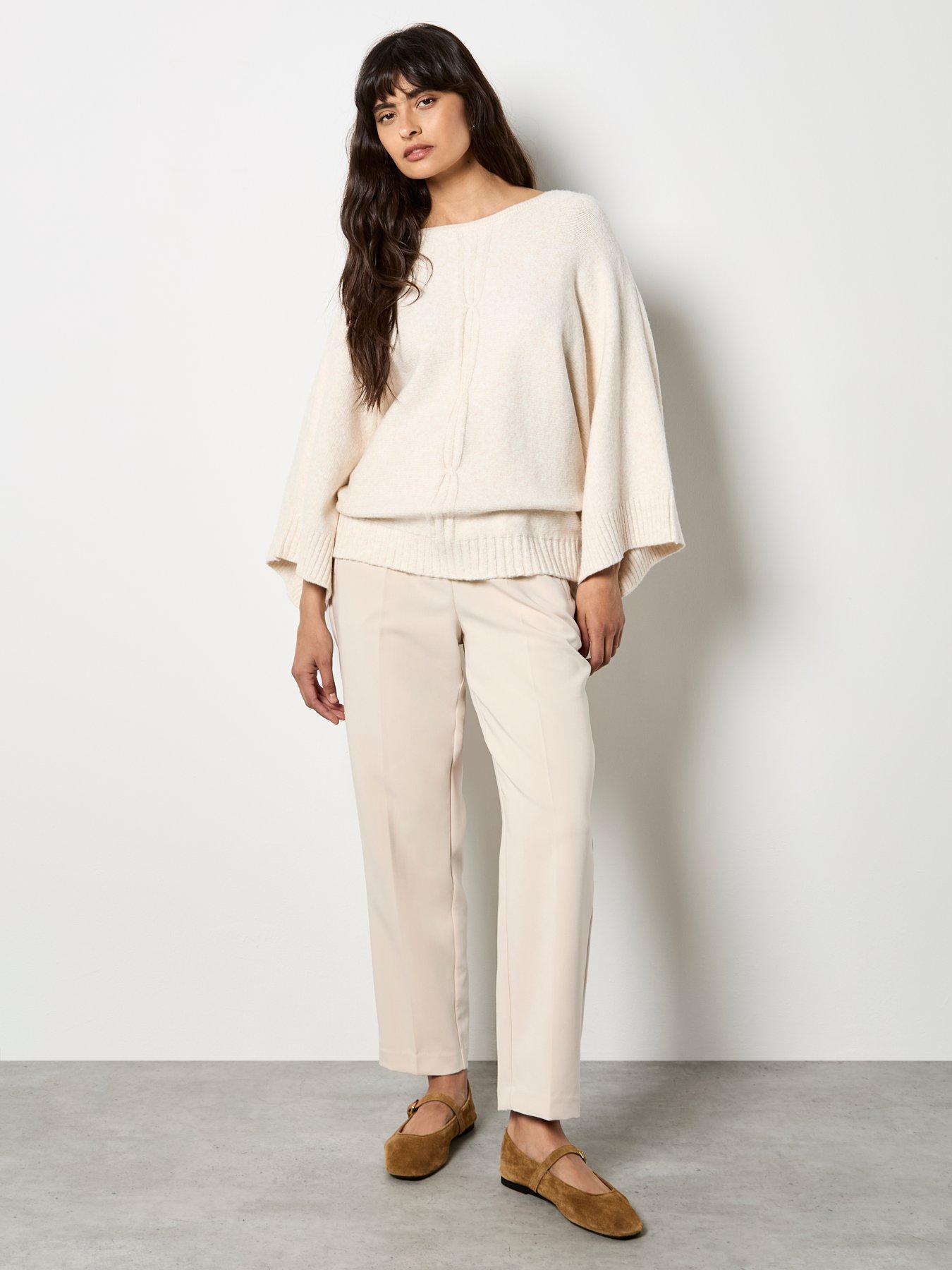 apricot-apricot-oversized-cape-jumperback