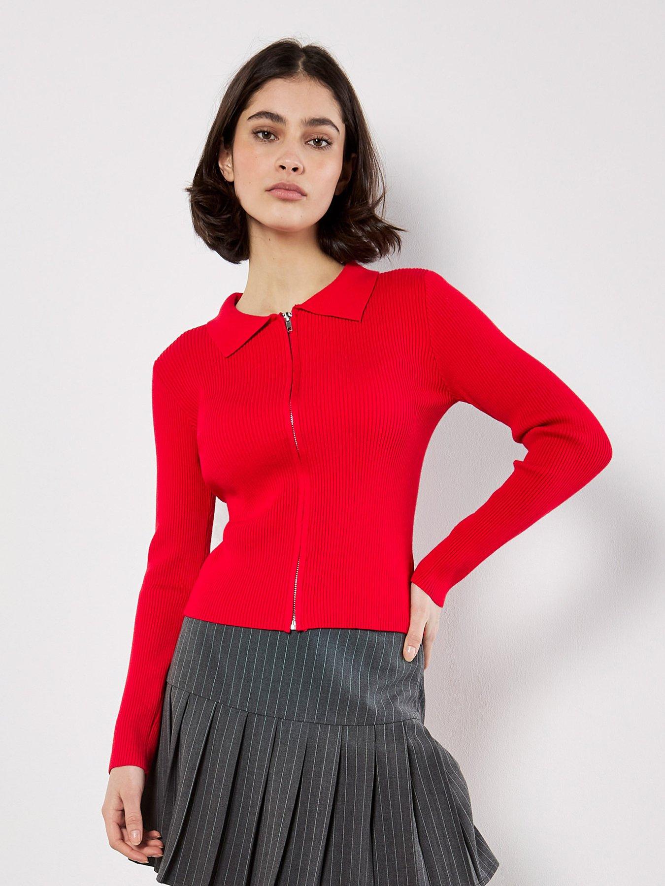 apricot-apricot-zip-through-cardigan