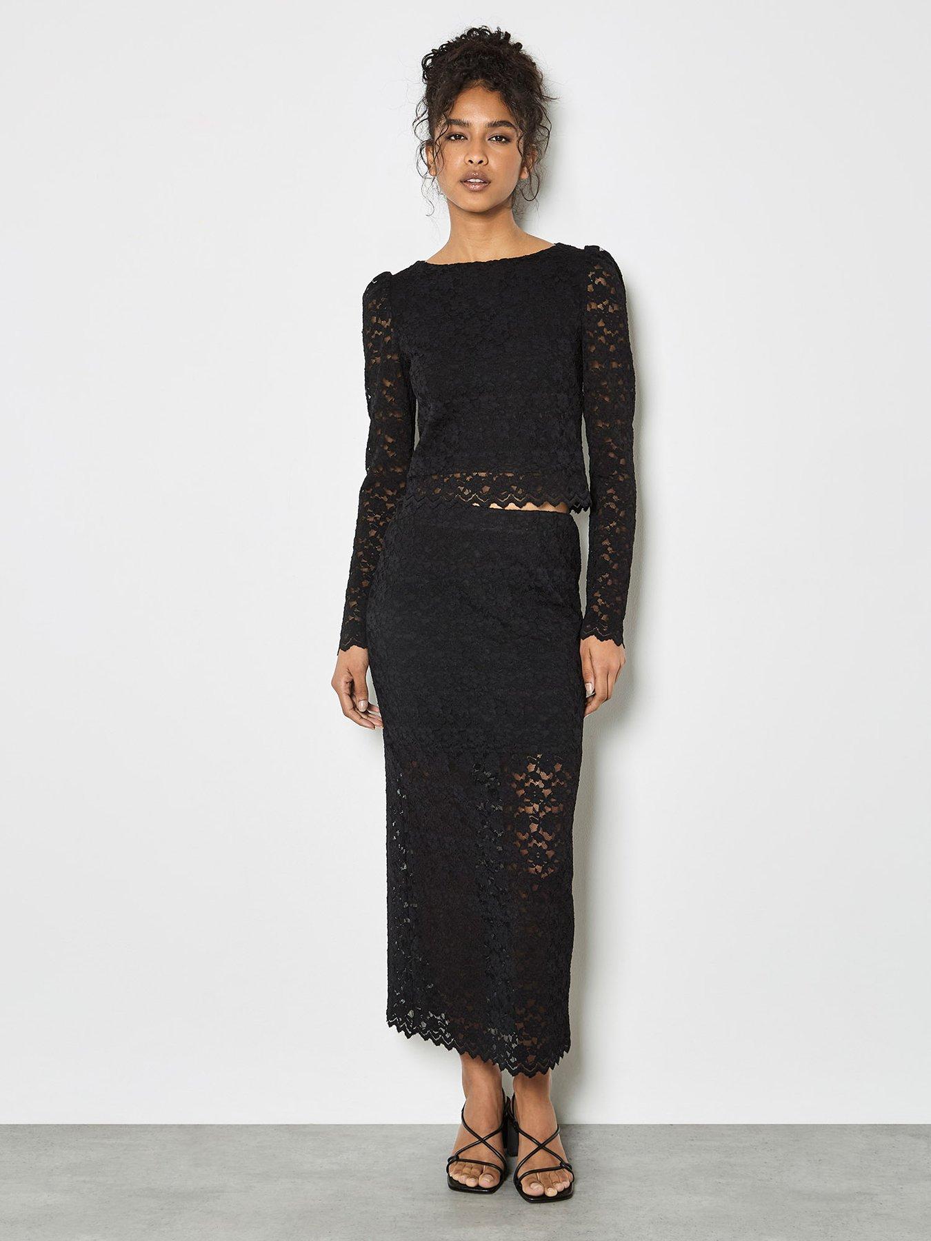 apricot-apricot-leaf-corded-lace-long-sleeve-topback