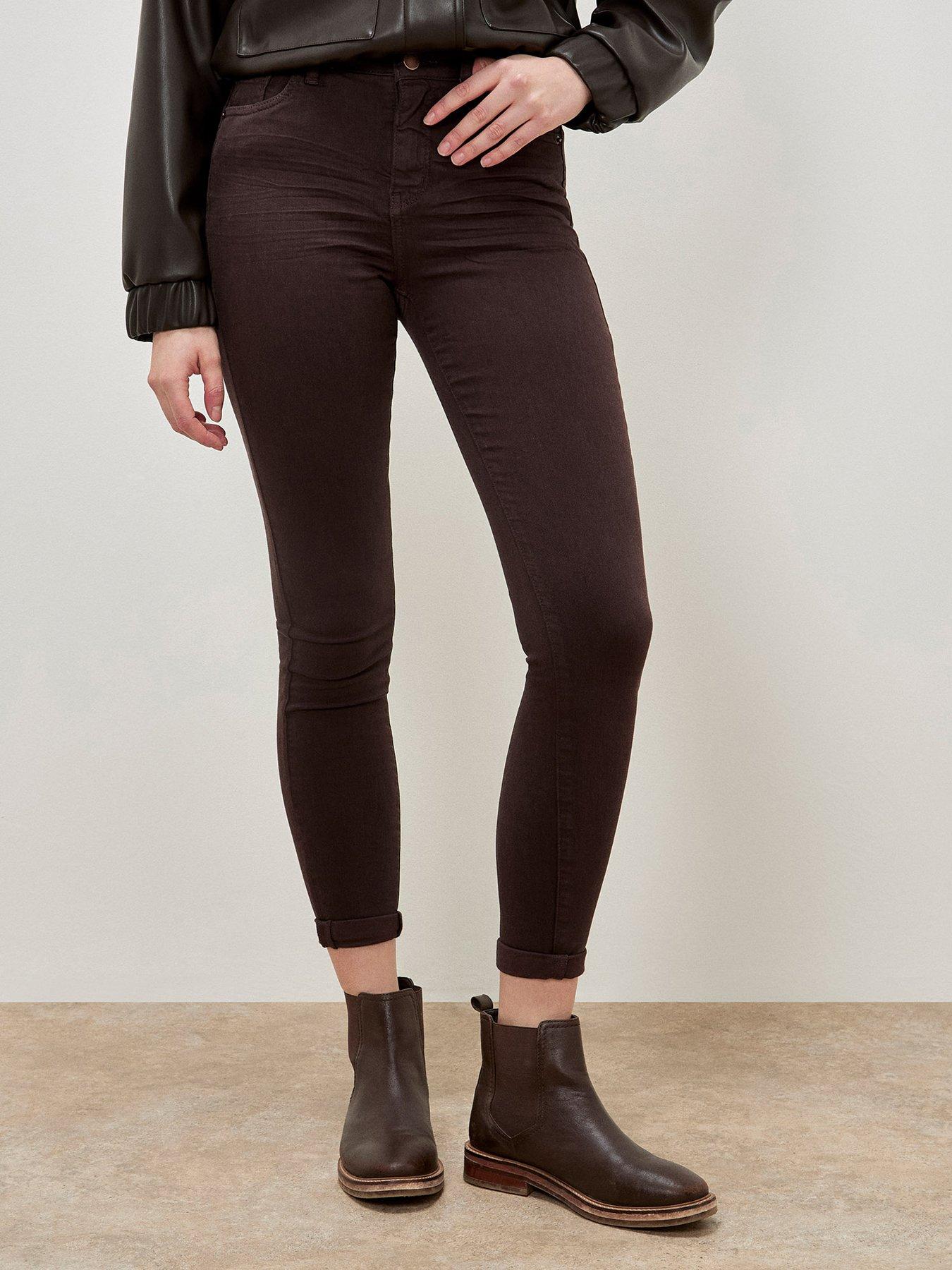 Apricot Apricot Sienna Skinny Brown Jeans