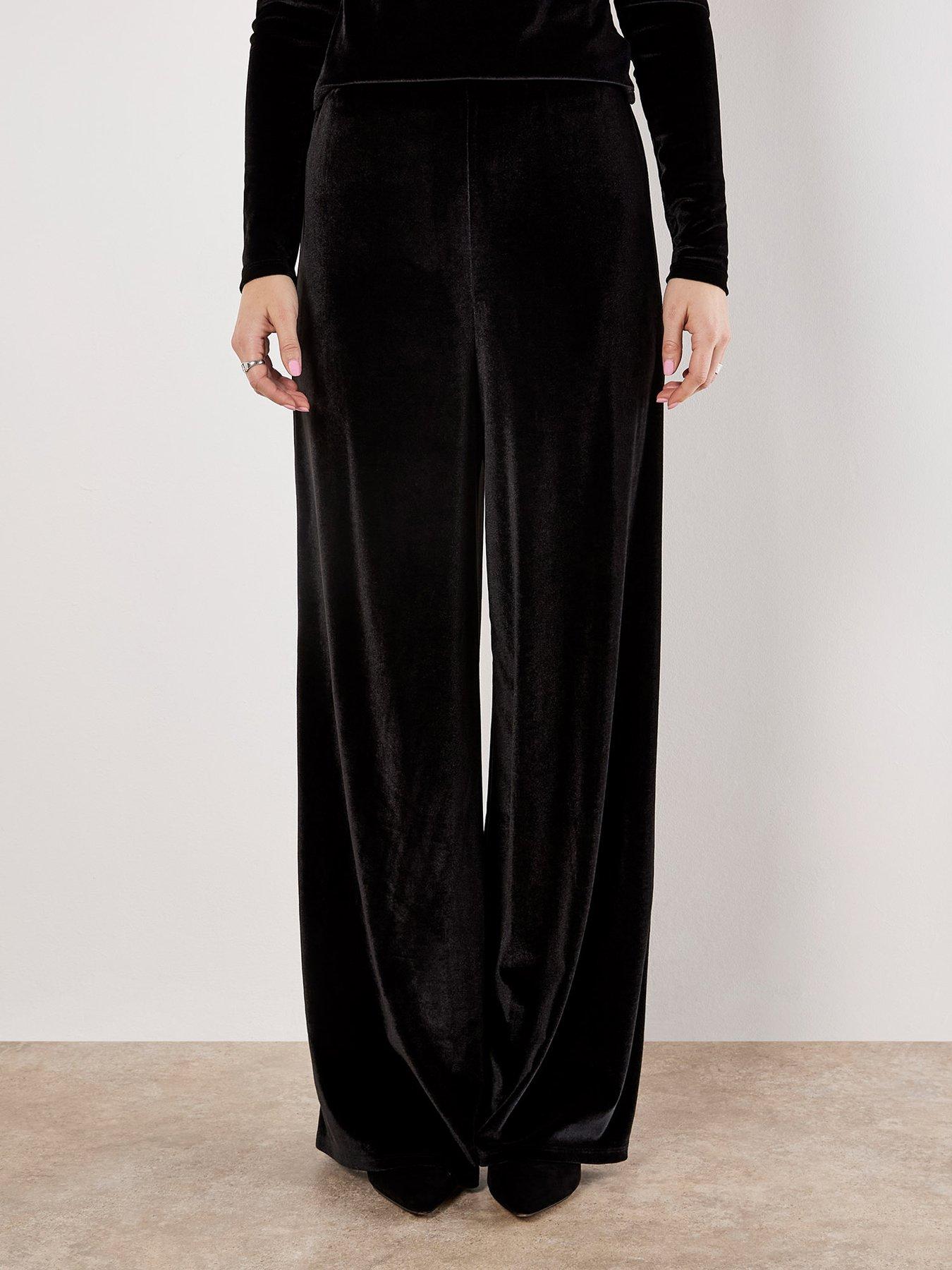 apricot-apricot-velvet-clean-waist-trousers