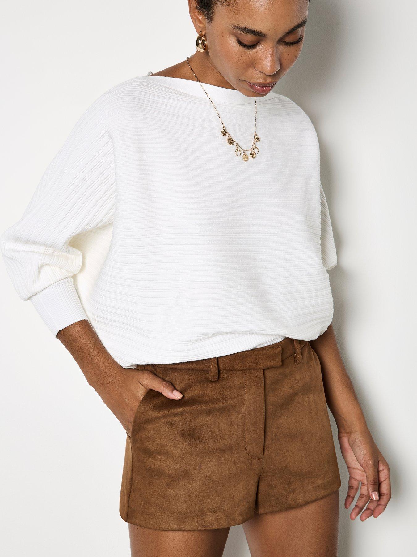 Apricot Apricot Suede Lined Micro Short