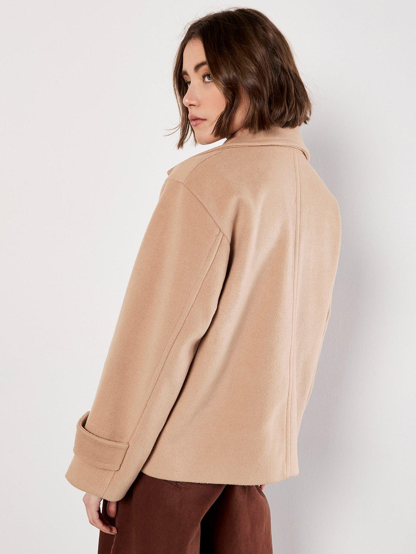 apricot-apricot-tailored-short-trench-jacketstillFront