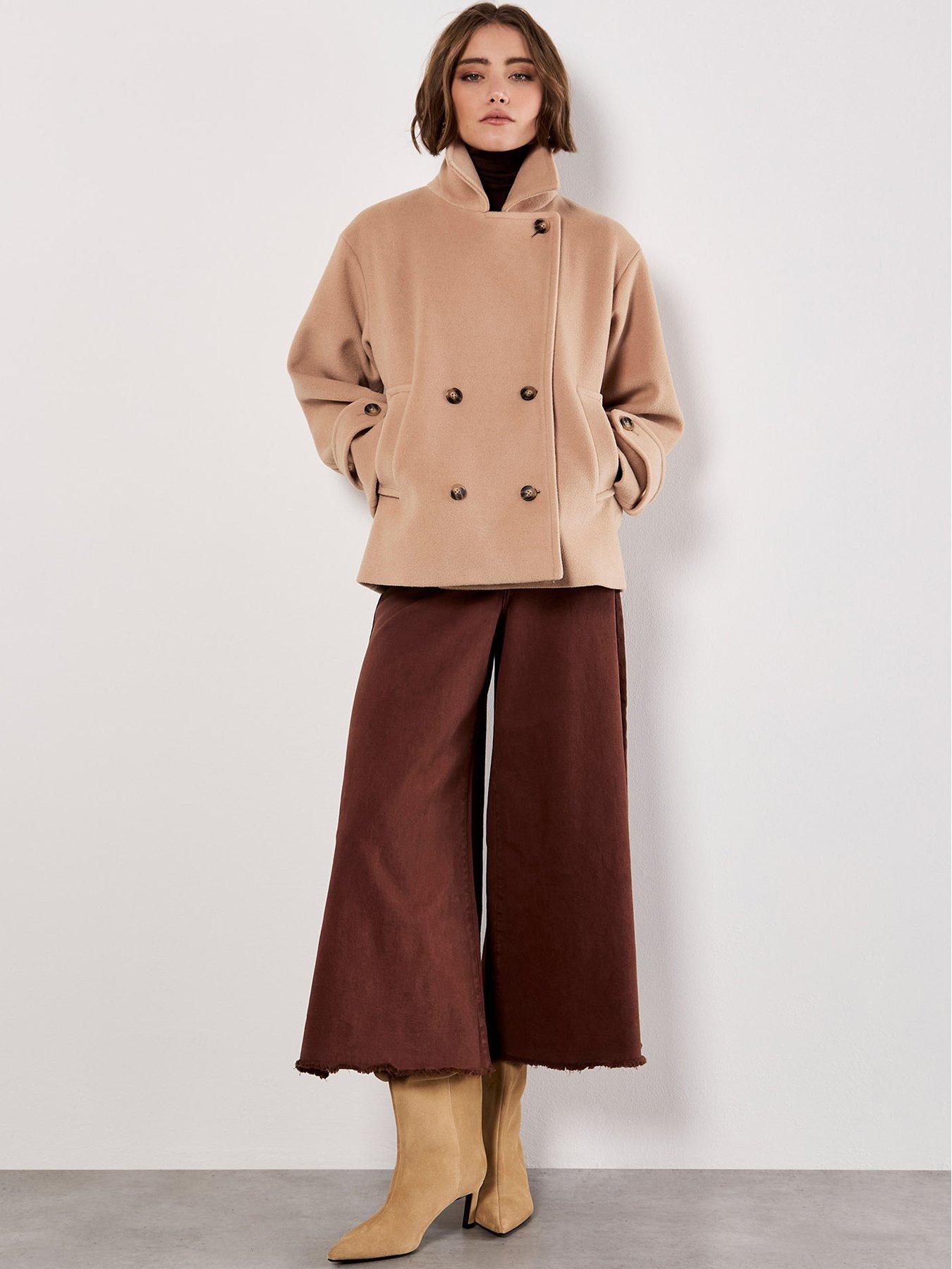 apricot-apricot-tailored-short-trench-jacketback