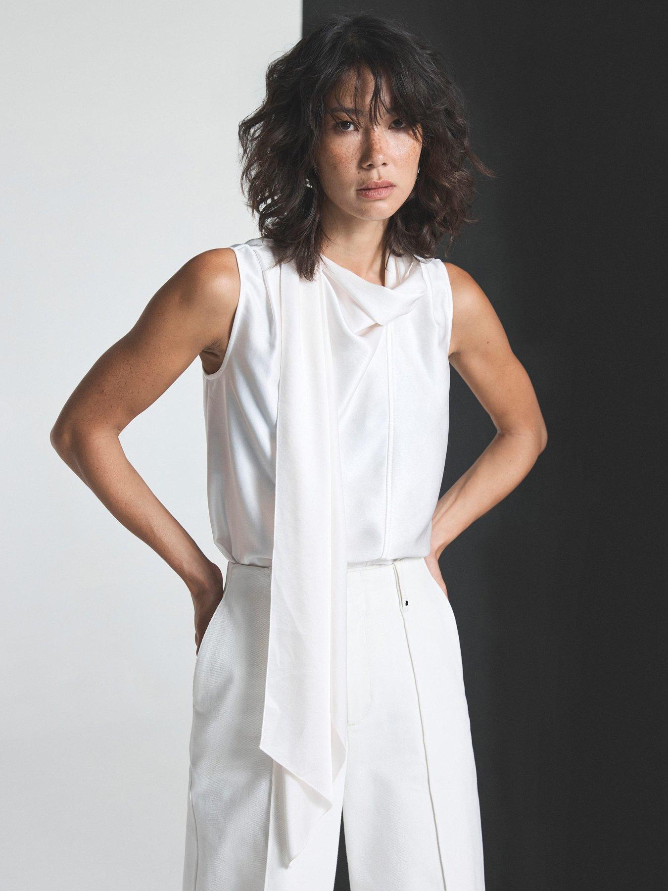 mint-velvet-ivory-satin-scarf-neck-top-white