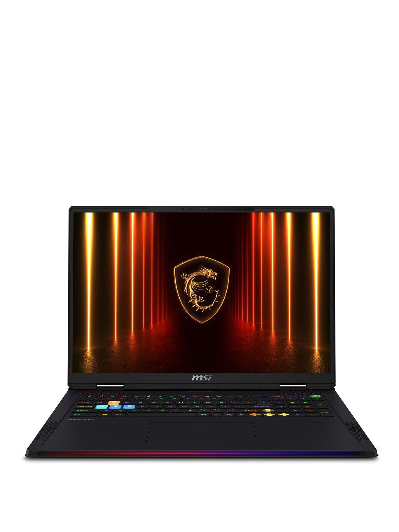 MSI Raider A18 HX A9WIG-004UK - 18in UHD+ 120Hz IPS - GeForce RTX 5080 - AMD Ryzen 9 - GeForce RTX 5080 - 32GB RAM - 2TB SSD - Gaming Laptop