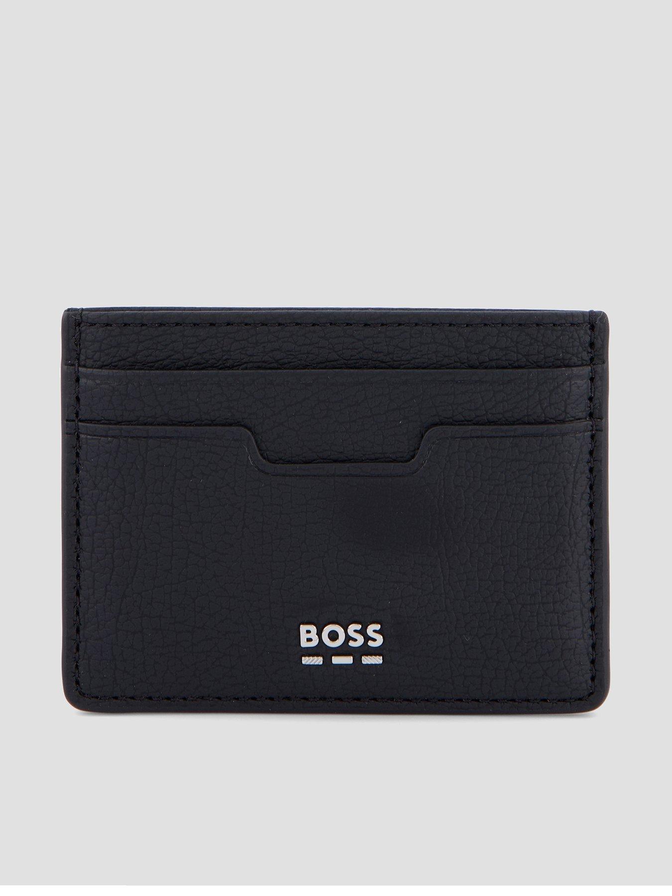 boss-lewys-leather-card-holder-blackfront
