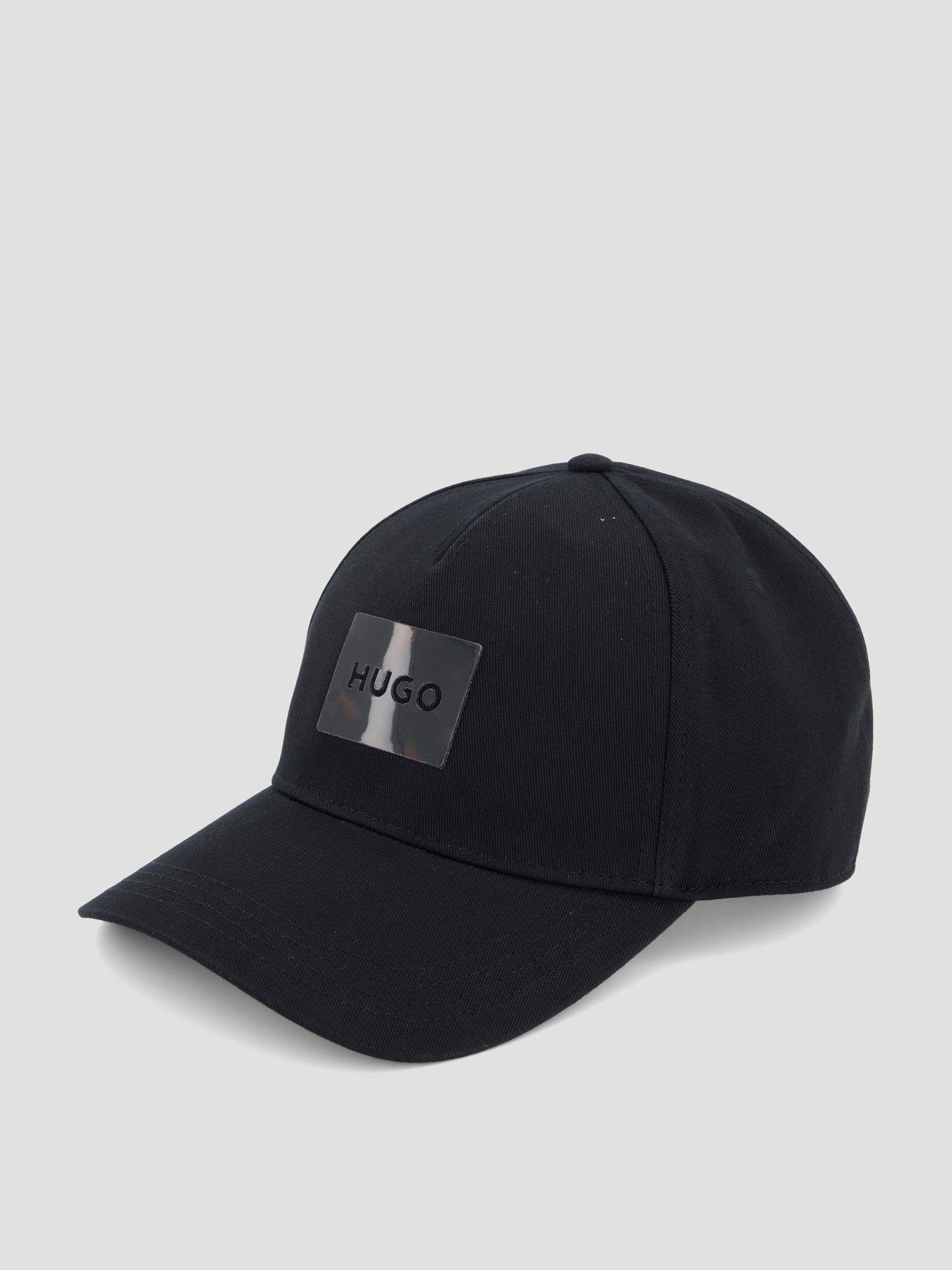 Image 2 of 4 of HUGO Hugo Jude Tortoise Shell Badge Cap - Black
