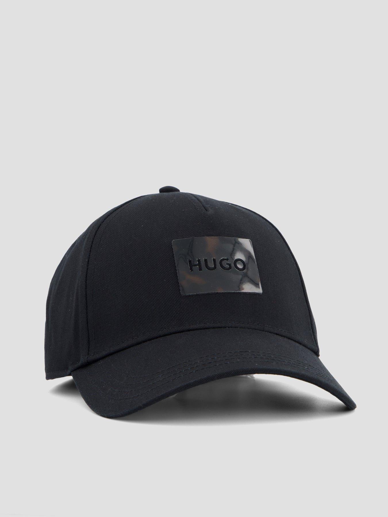 Image 3 of 4 of HUGO Hugo Jude Tortoise Shell Badge Cap - Black