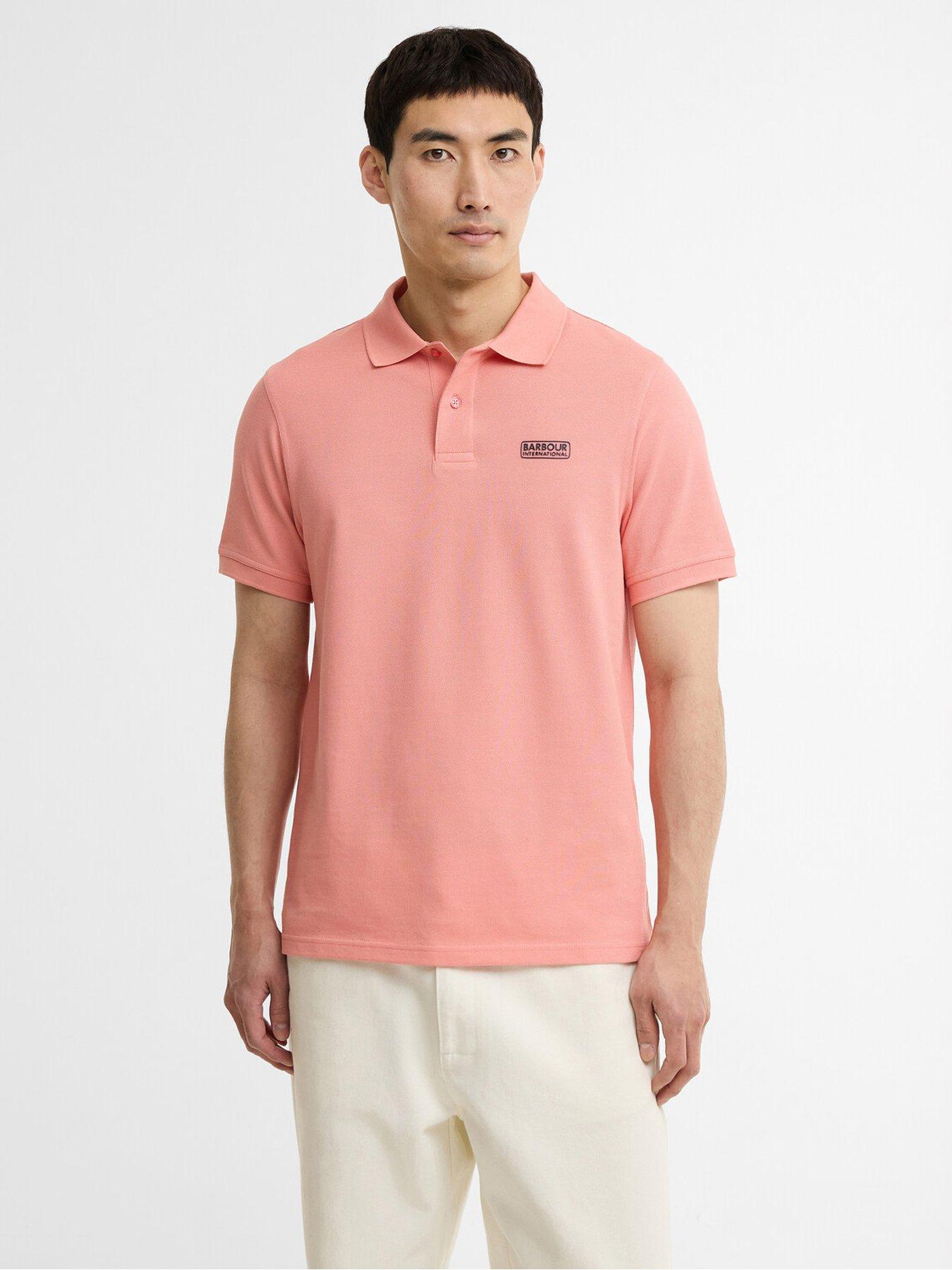 barbour-international-essential-tailored-polo-shirt-pinkfront