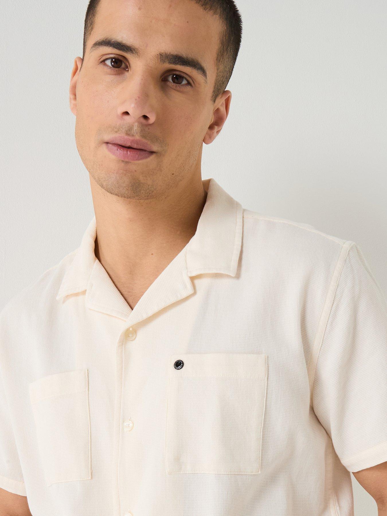 barbour-international-wayback-waffle-relaxed-shirt-whiteoutfit