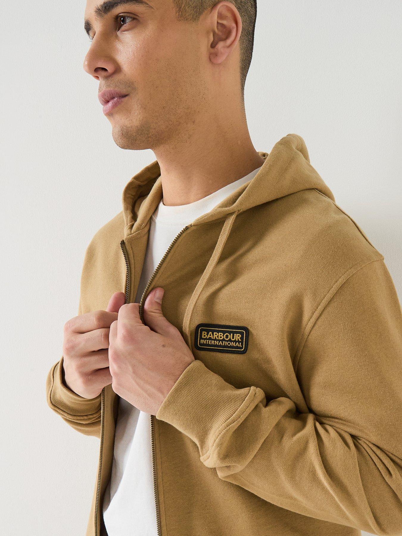 Image 6 of 6 of Barbour International Authentics Regar Hoodie - Green