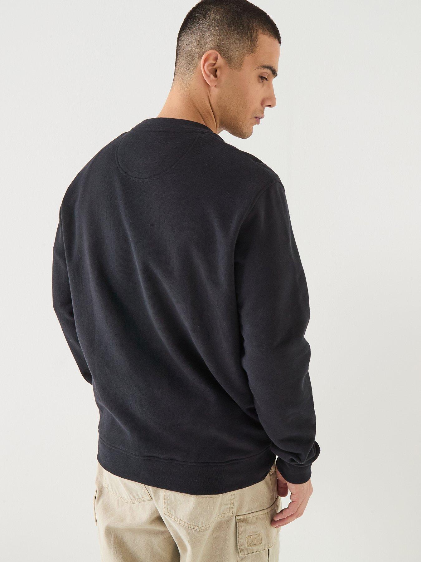Image 2 of 5 of Barbour International X Steve McQueen Chainstitch Sweatshirt - Black