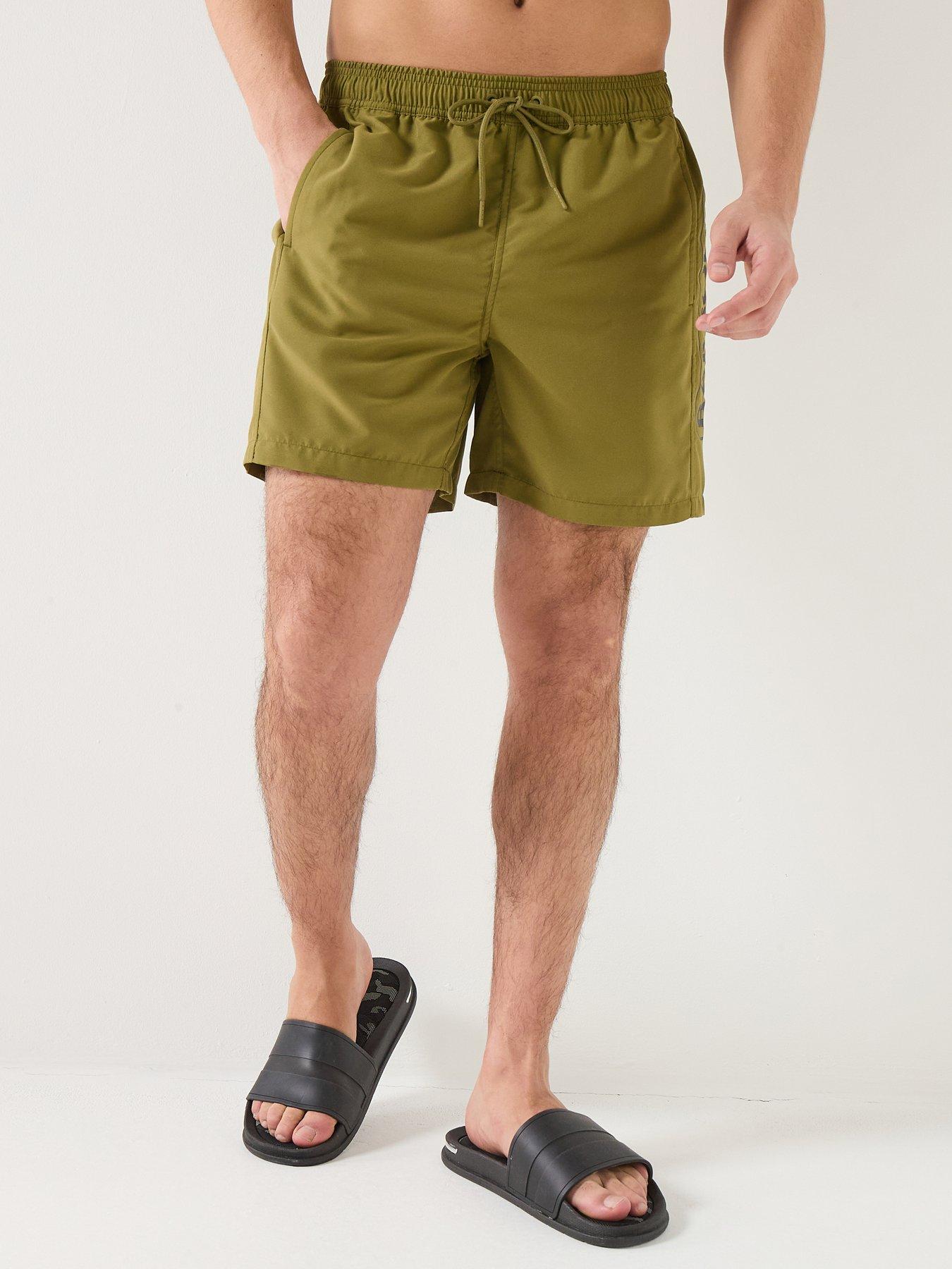 Barbour International Barbour International Large Logo Swim Shorts - Olive