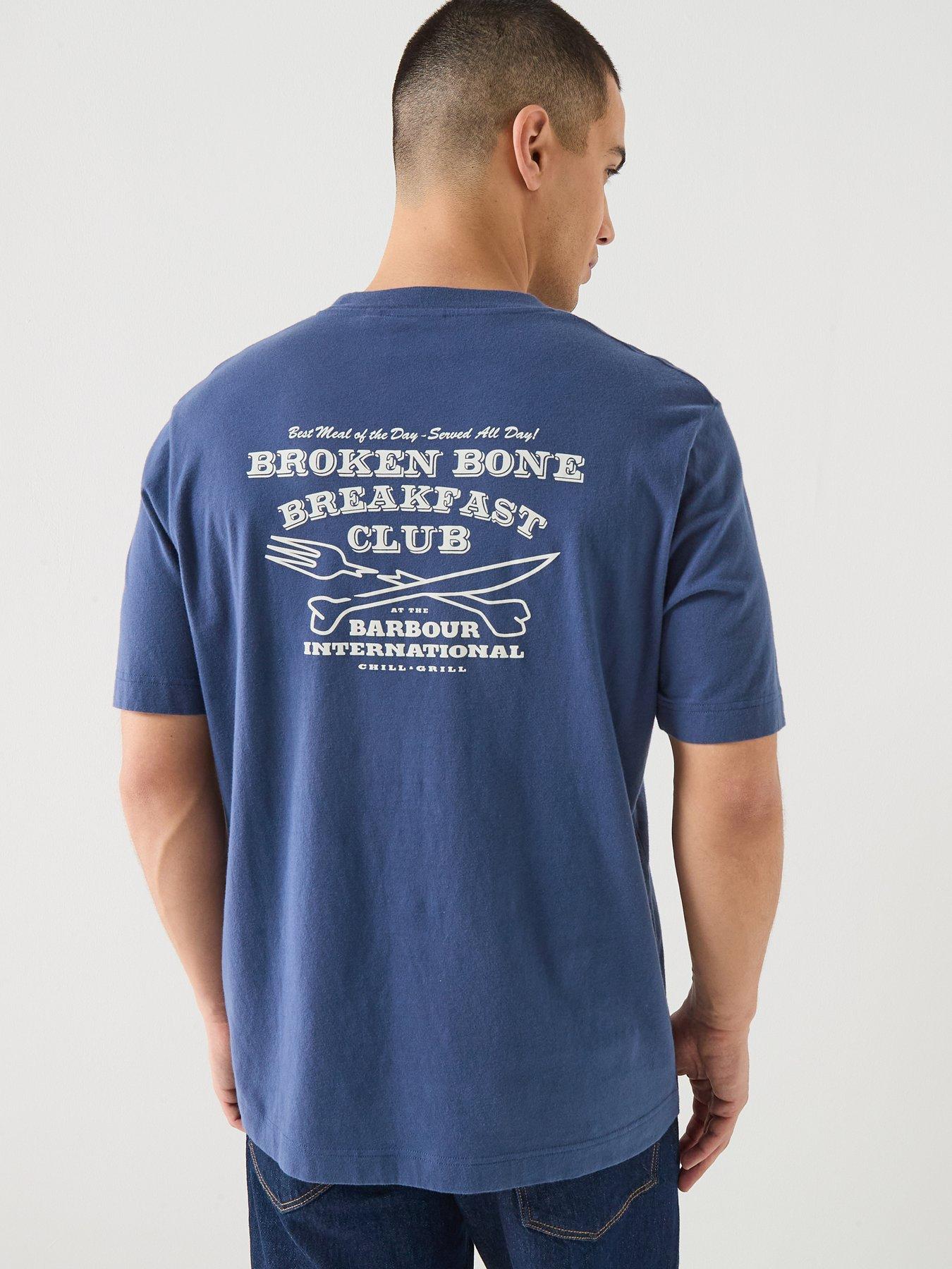 Barbour International Barbour International Staithes Graphic Relaxed T-Shirt - Blue