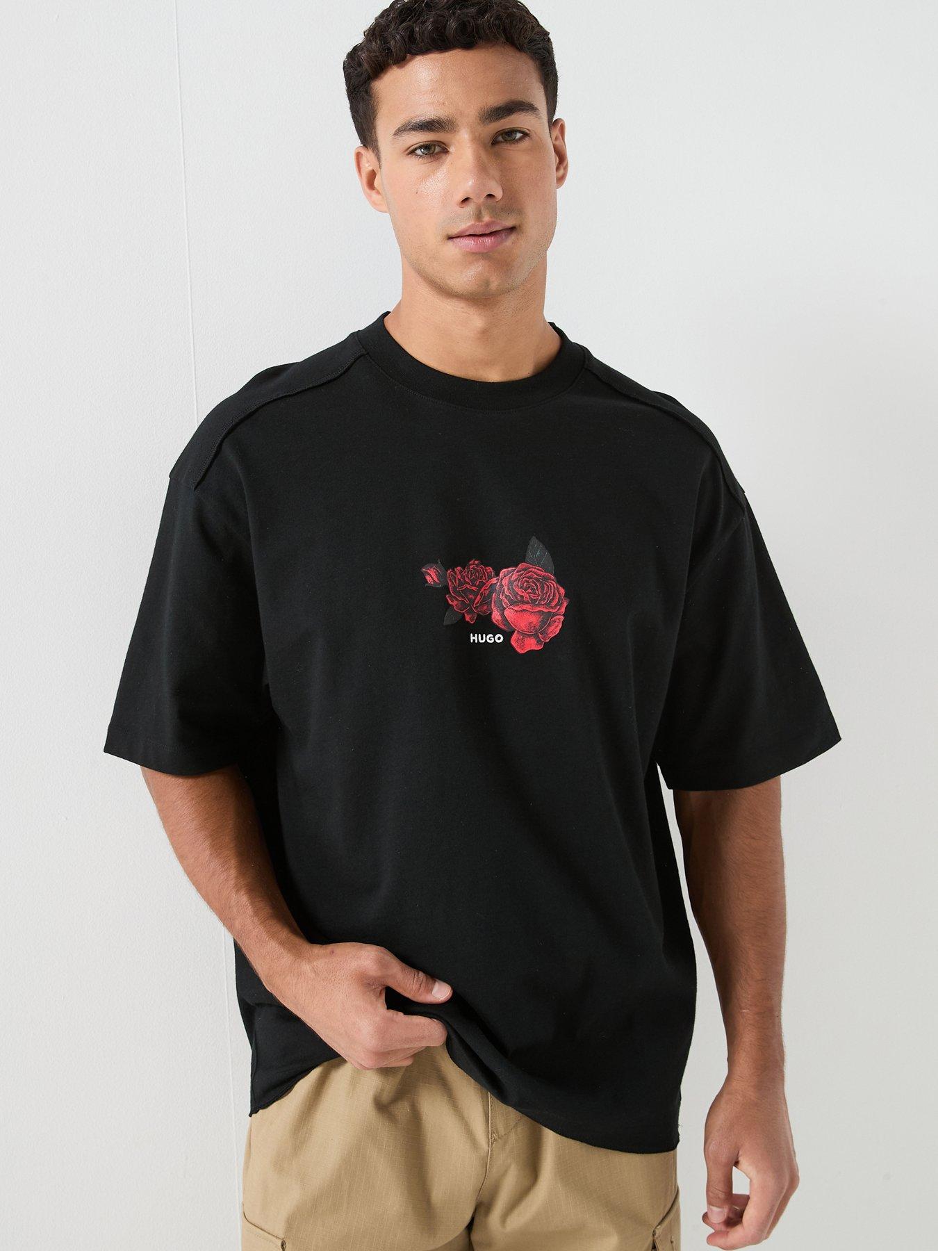 hugo-domans-rose-print-oversize-fit-t-shirt-blackstillFront