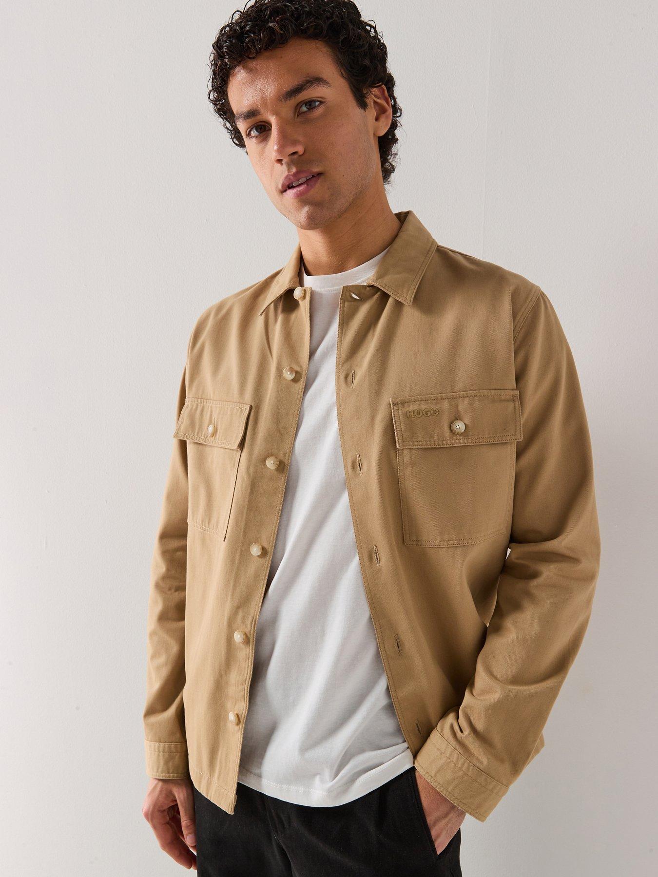 hugo-hugo-epoldo-oversize-fit-overshirt-beigefront