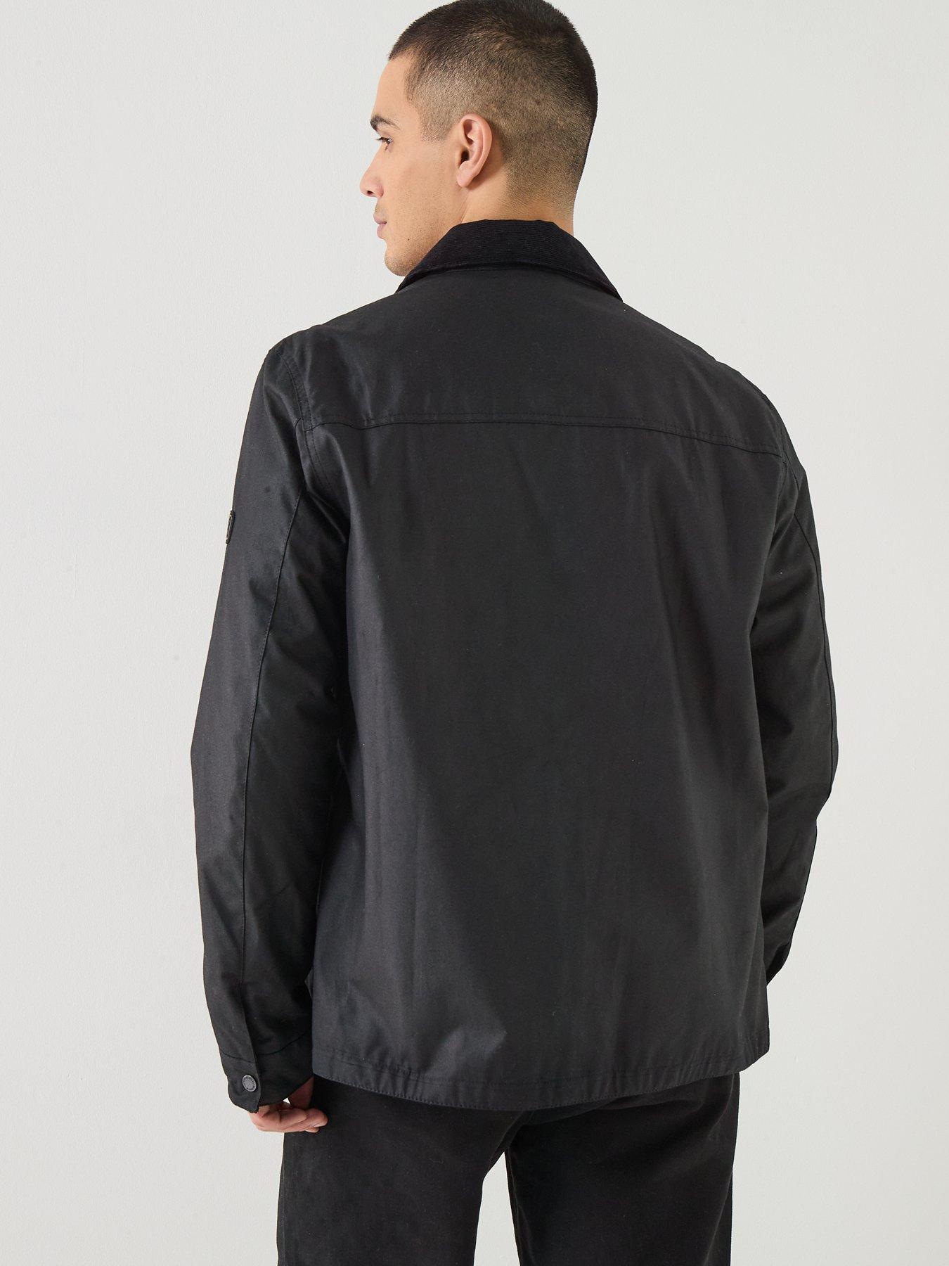 barbour-international-maze-wax-jacket-blackstillFront