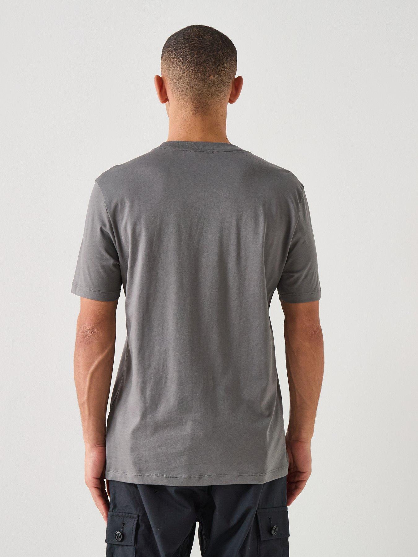 Image 2 of 5 of HUGO Discorb Snake Print T-Shirt - Dark Grey