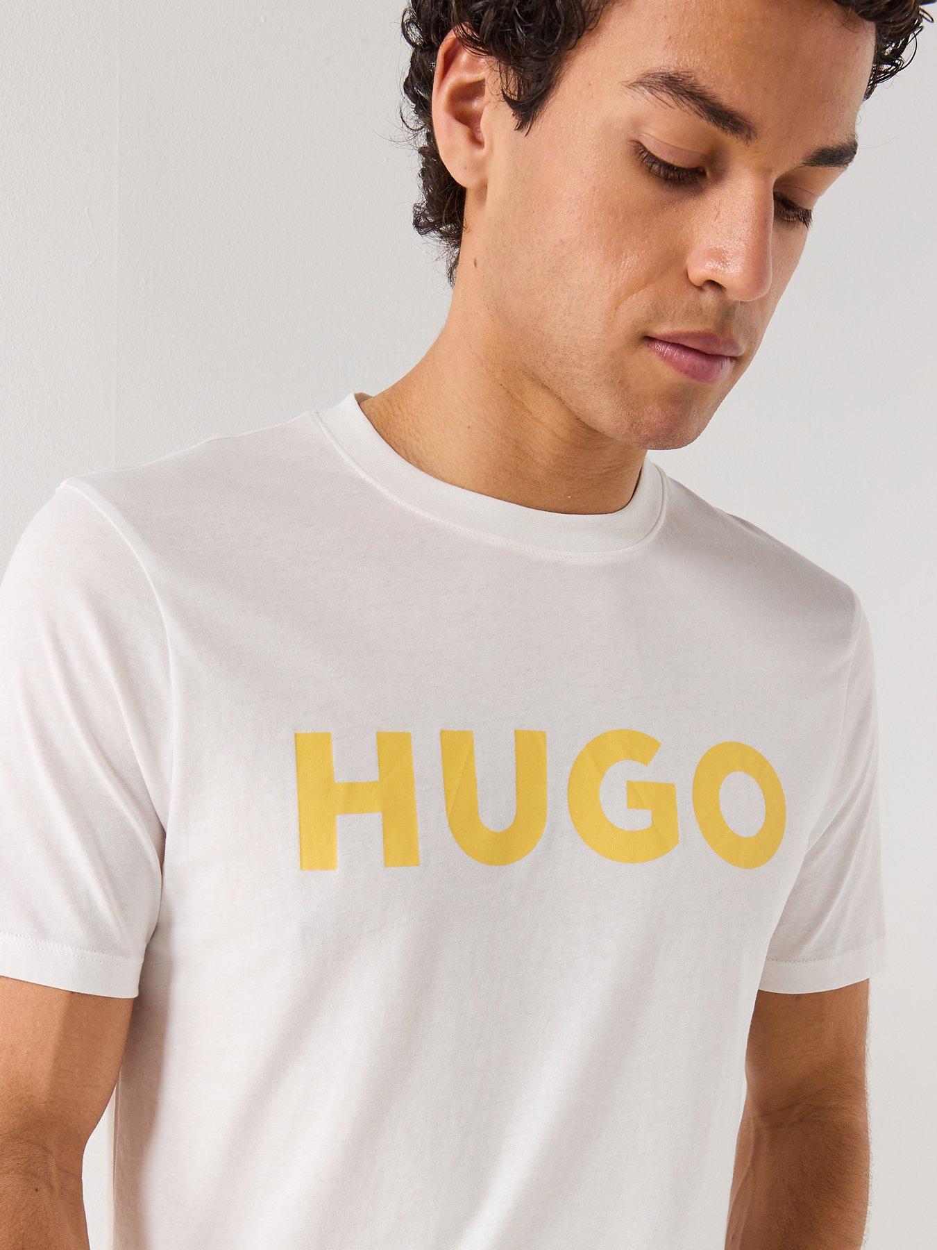 hugo-dulivio-regular-fit-large-logo-t-shirt-naturaloutfit