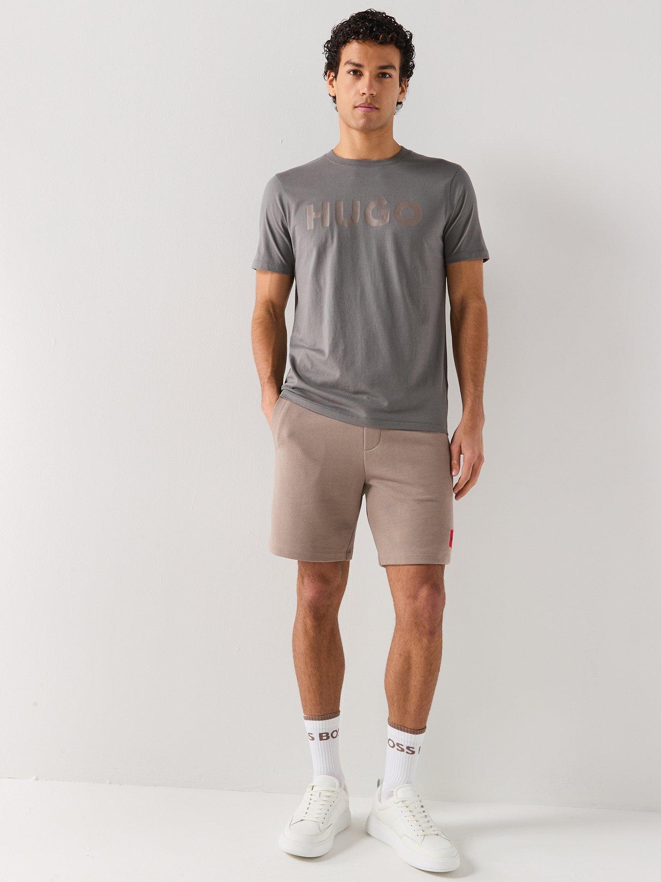 hugo-dulivio-regular-fit-large-logo-t-shirt-dark-greyback