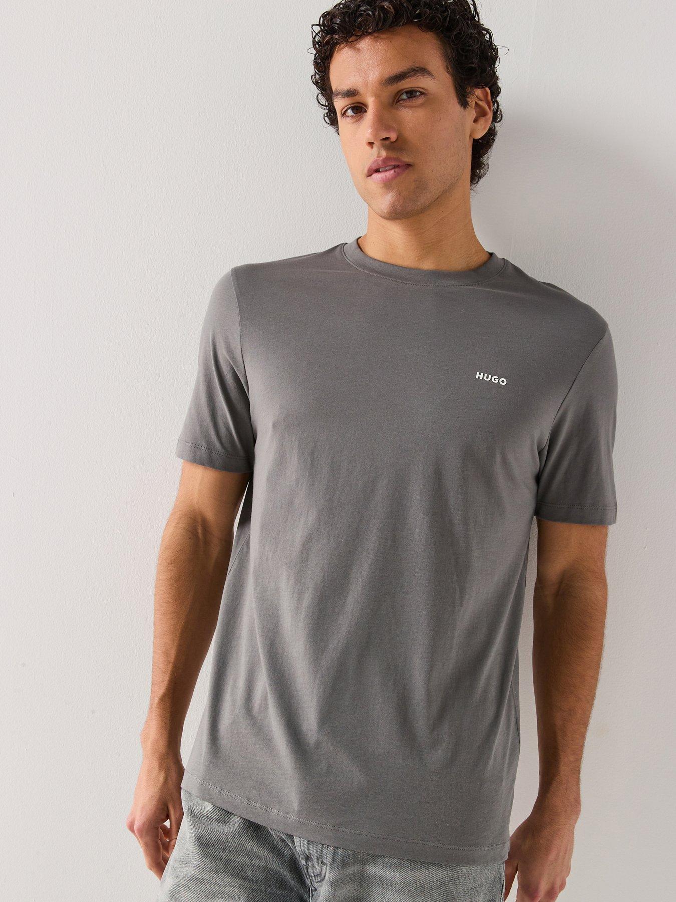 hugo-dero222-regular-fit-t-shirt-dark-greyfront