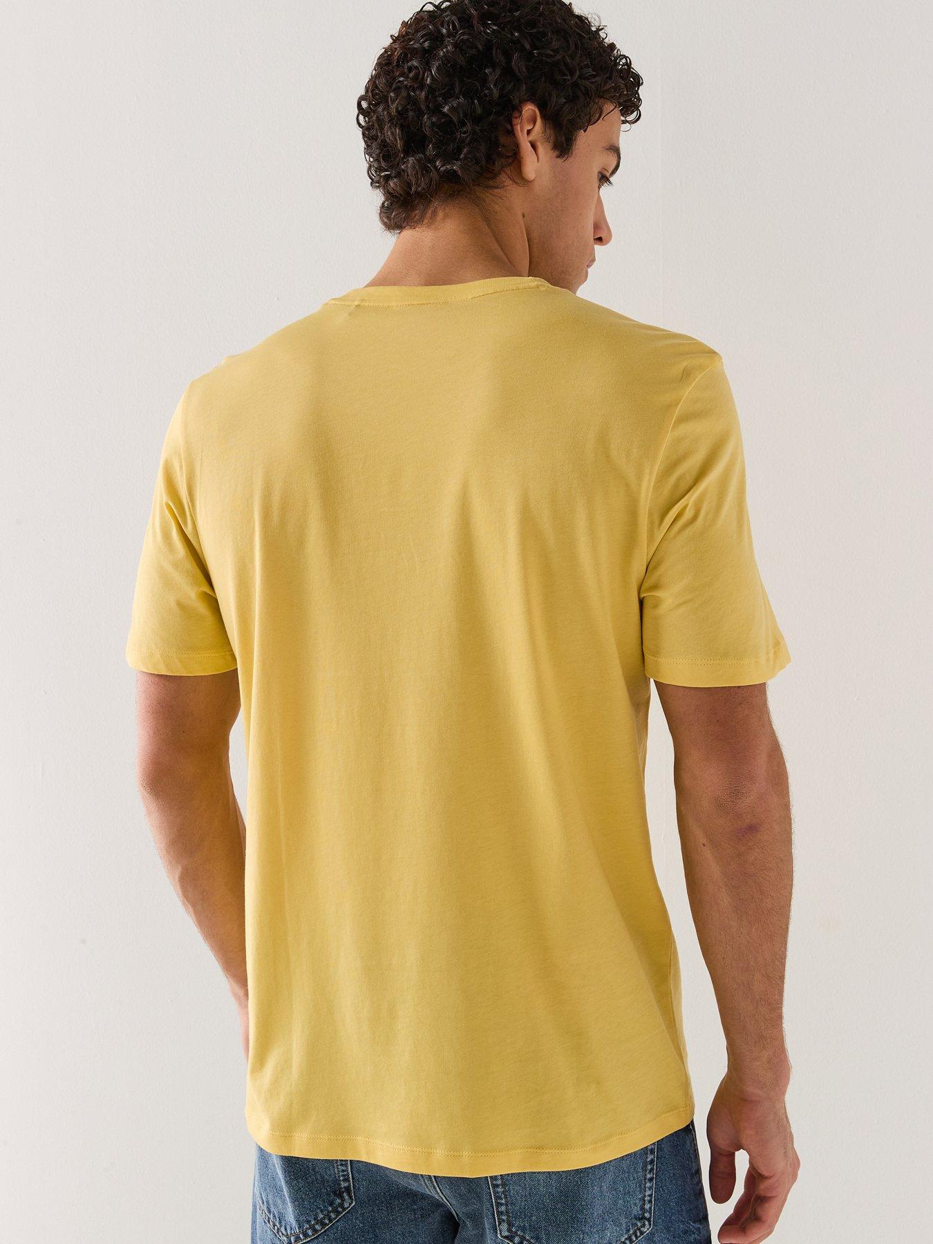Image 2 of 4 of HUGO Dero222 Regular Fit T-Shirt - Yellow
